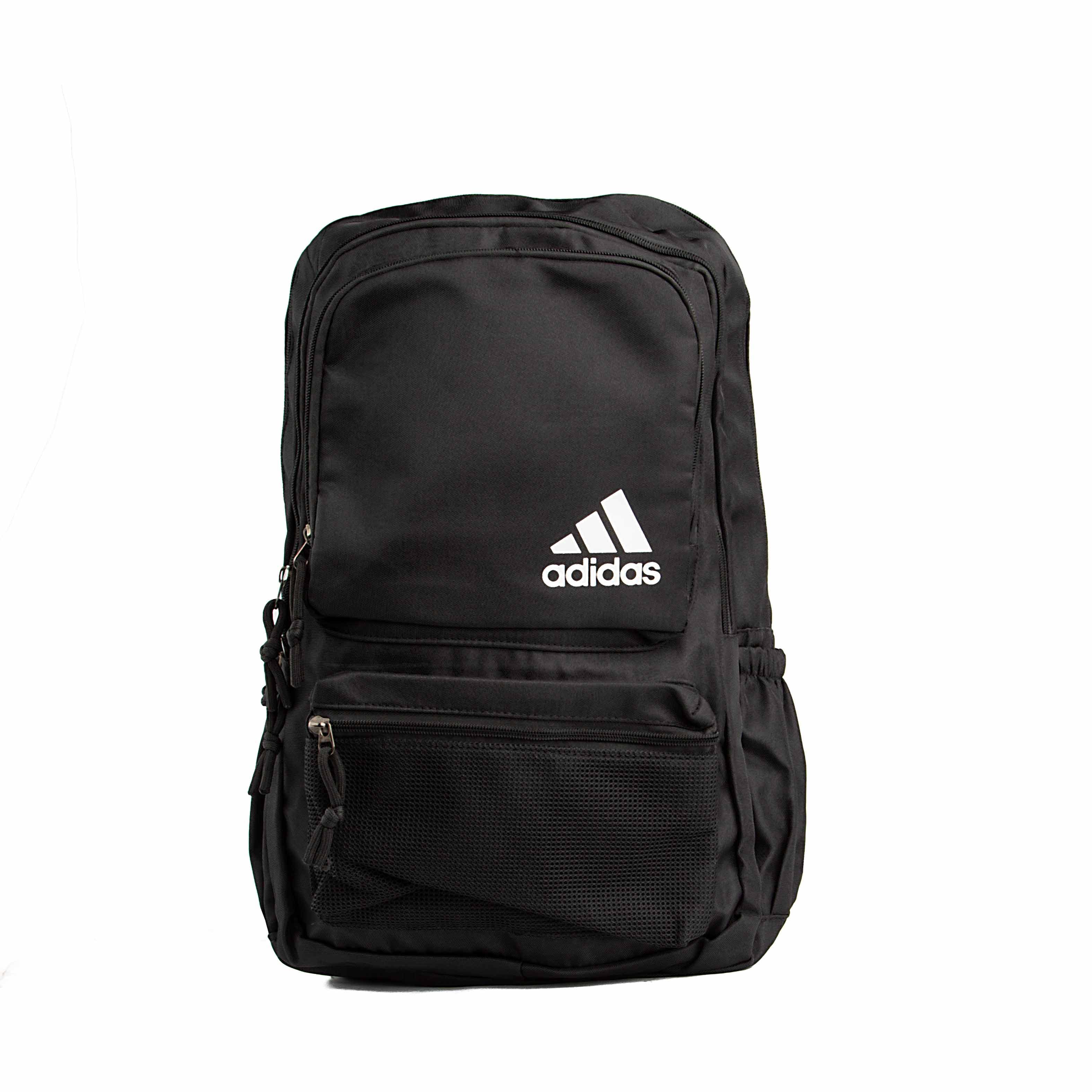 Classic 3-Stripes Black Backpack - School Bag, 11461- Black