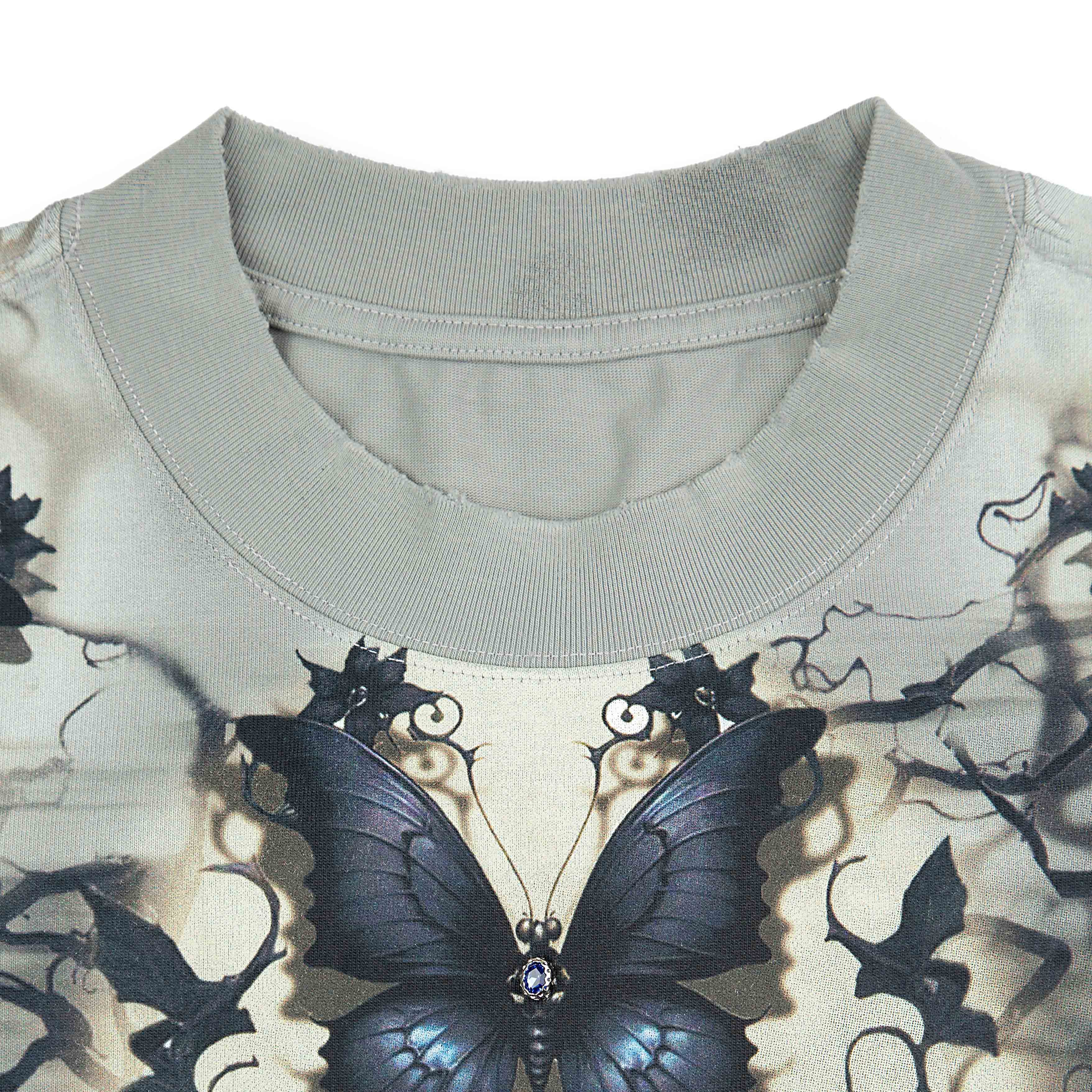 Agu & Sons Ltd Nocturnal Serenity Butterfly T-Shirt.