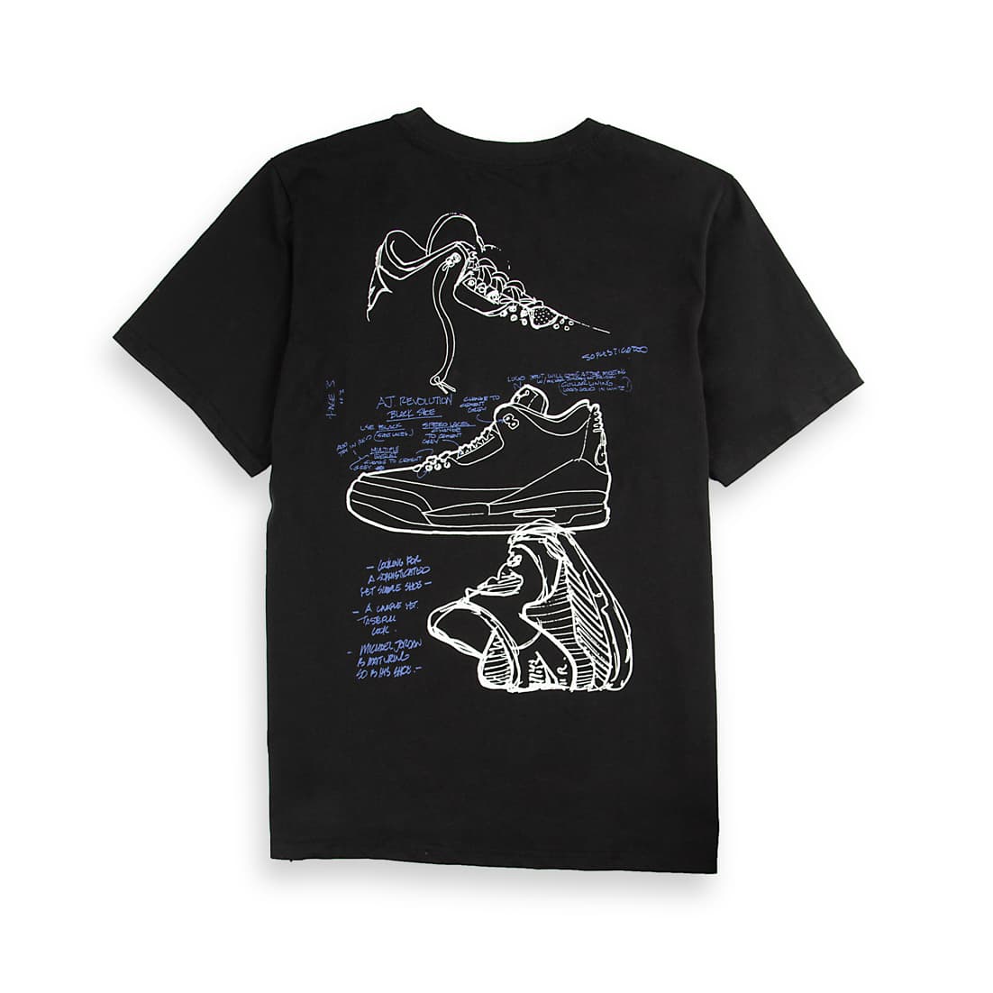 Celebrate individuality with the Air Jordan Rare Air AJ3 T-Shirt. This black, midweight cotton tee features iconic Jumpman branding, honoring the spirit of self-expression. Perfect for sneakerheads and style enthusiasts."
