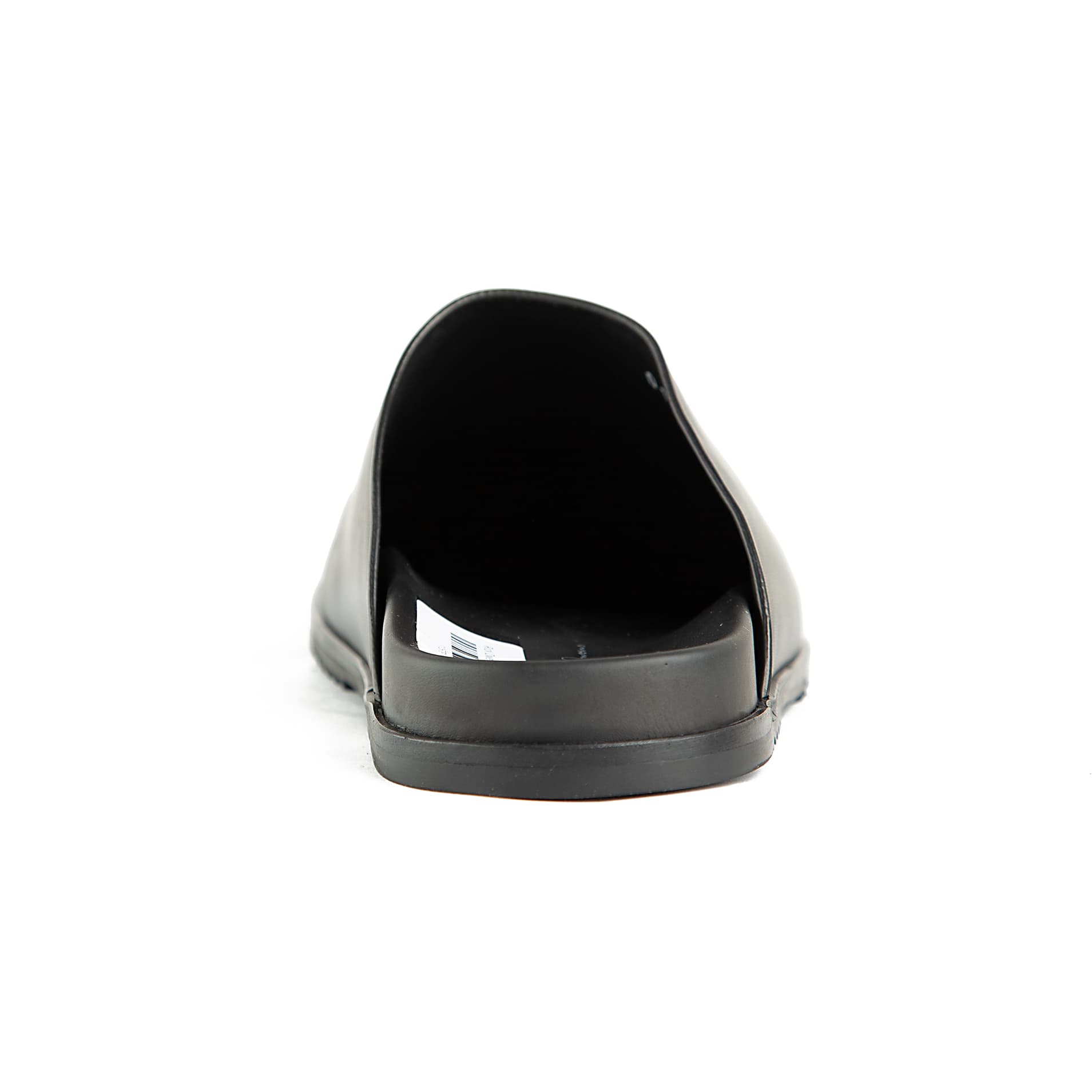 Rick Owens Granola Leather Mules - Black Designer Slip-ons