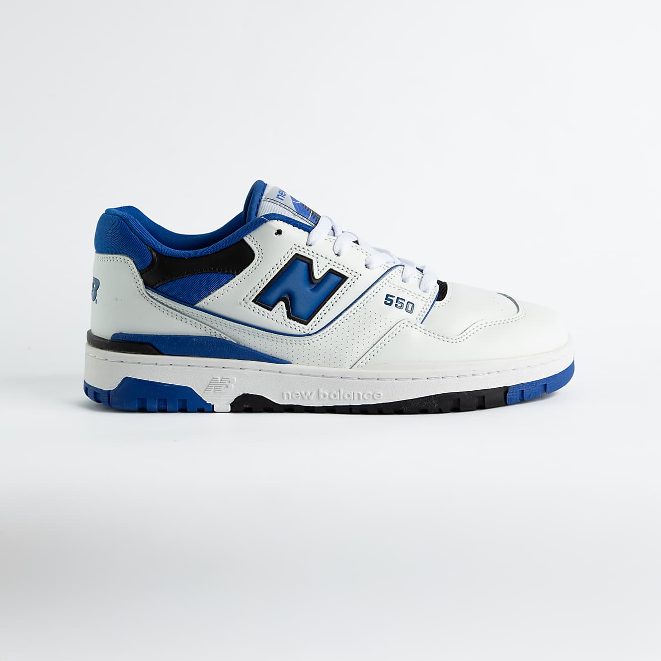 New Balance 550 White Royal Blue - Classic Retro Sneakers