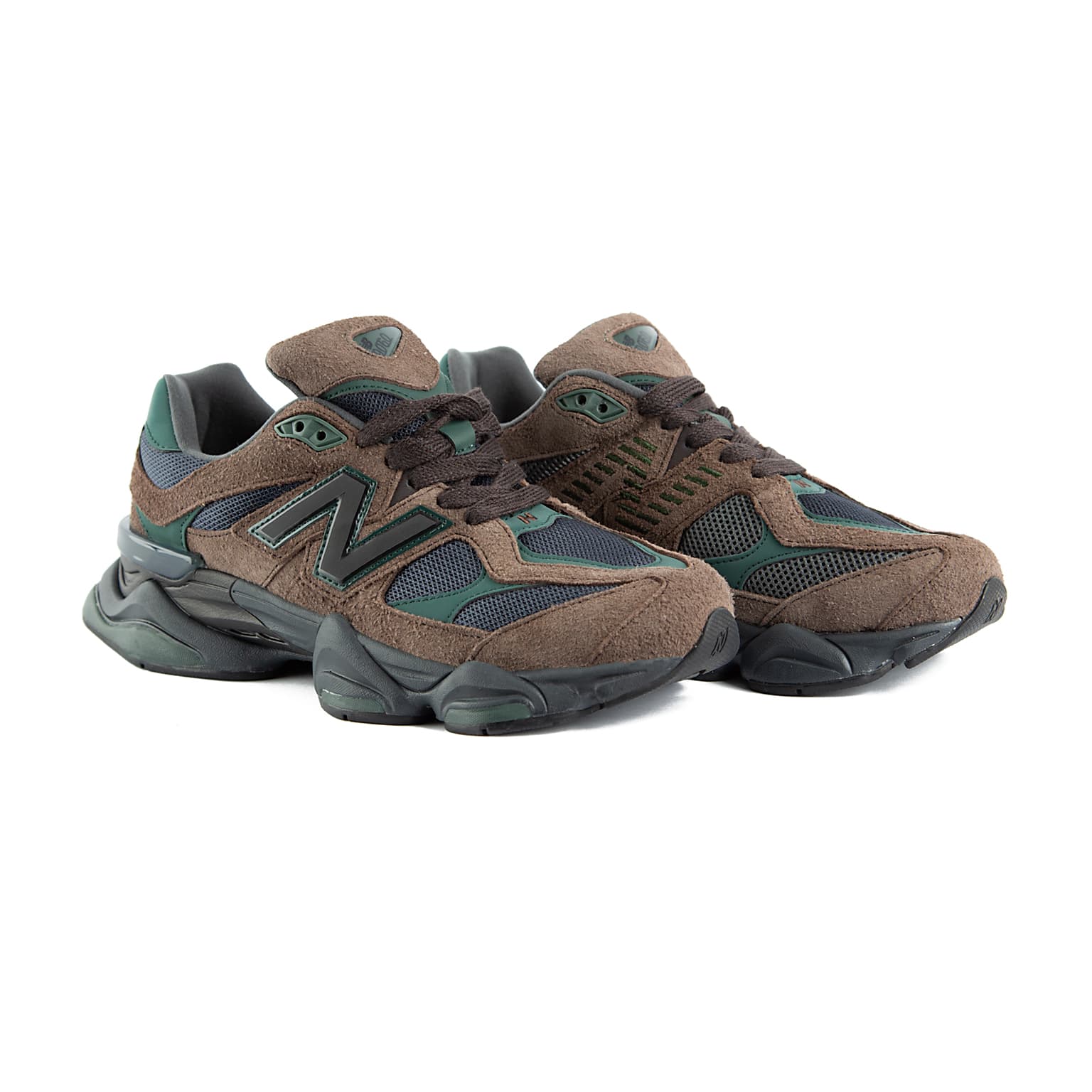 New Balance 9060 Beef and Broccoli Sneakers., 11602- Brown