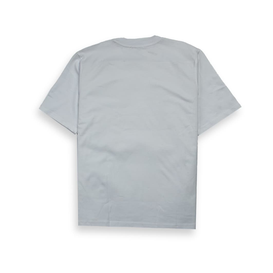 This is a classic black, short-sleeved, crew-neck t-shirt from the Amsterdam-based streetwear brand Daily Paper. 