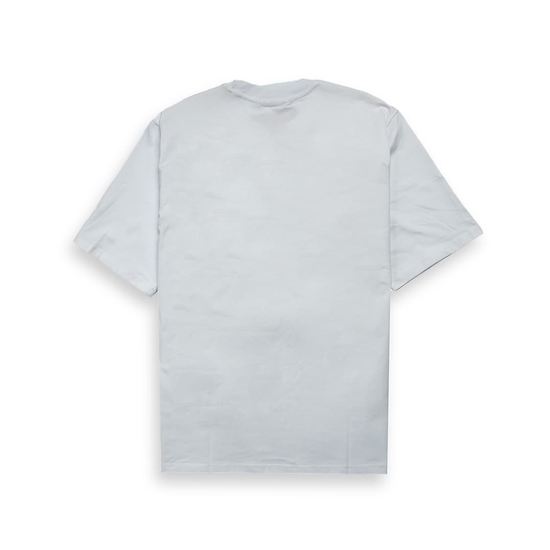 This is a classic white, short-sleeved, crew-neck t-shirt from the luxury fashion house Burberry.