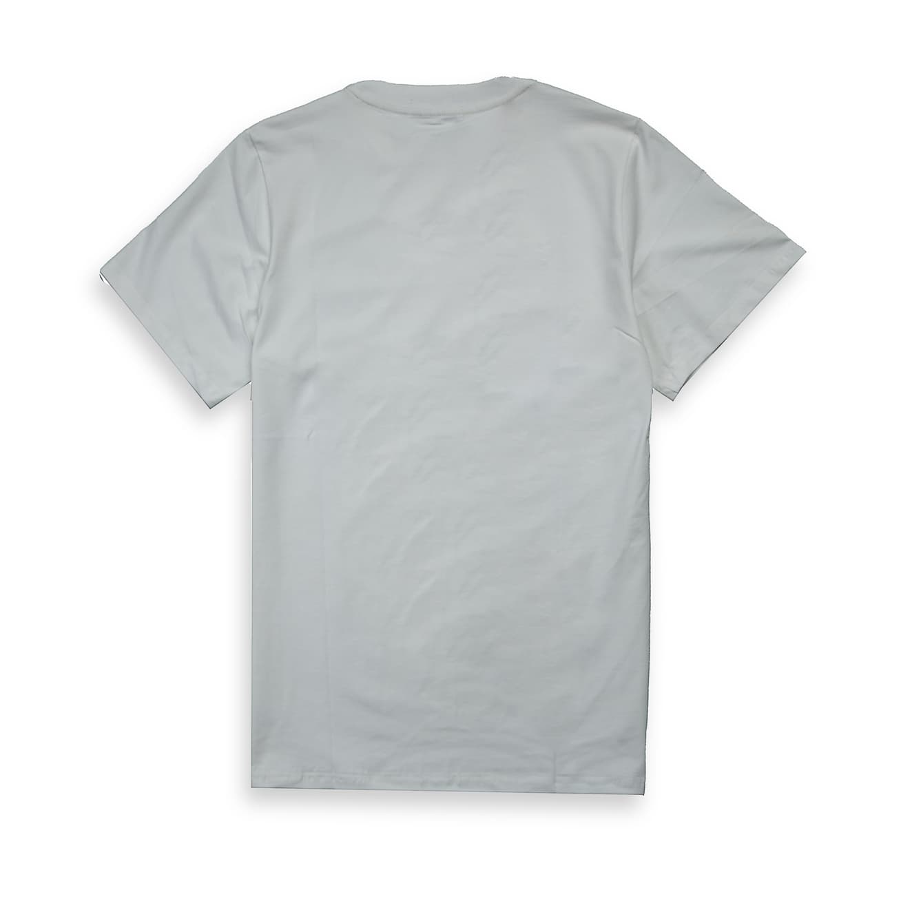 This is a classic white, short-sleeved, crew-neck t-shirt from the luxury fashion house Burberry.