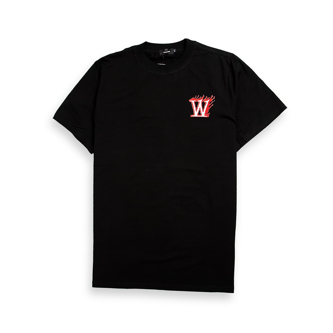 Black Fire 'W' Graphic Unisex T-Shirt - Streetwear Cotton Tee