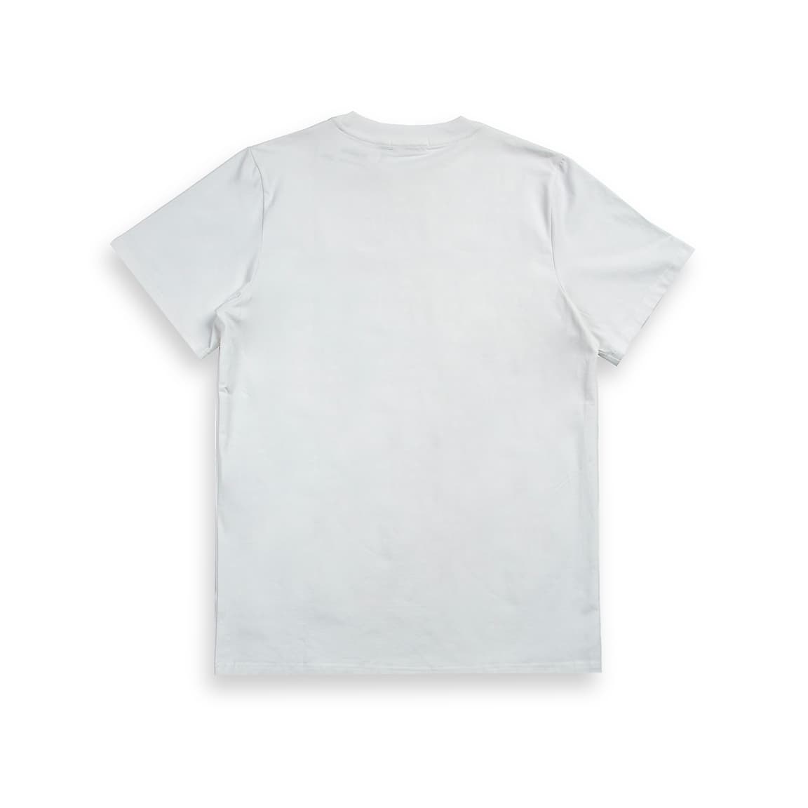 White Christian Dior x Jordan t-shirt with black and white Wings logo graphic patch, luxury unisex wear.