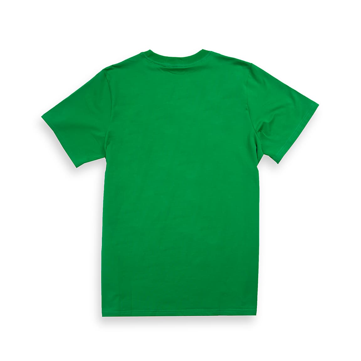 Emerald Green Dsquared2 t-shirt with red and white "Greedy Official" script logo and rose graphic, unisex streetwear.