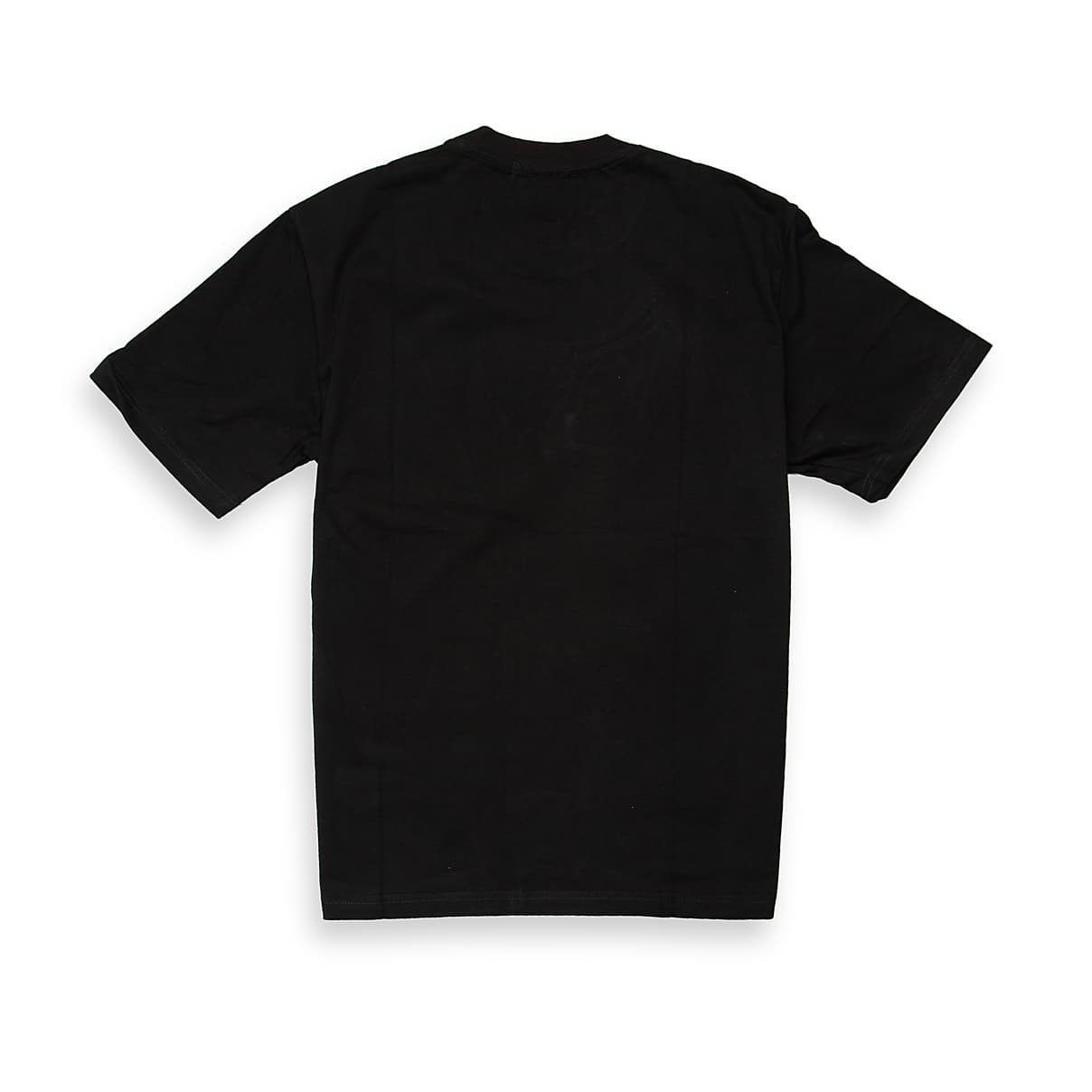 Black Marni t-shirt with large orange brushstroke logo graphic on chest, short sleeves, designer unisex streetwear.