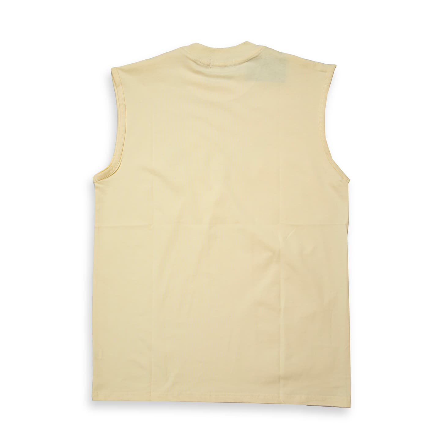 This is a premium, fashion-forward sleeveless t-shirt or tank top, featuring the brand name AMIRI embroidered or printed across the chest.