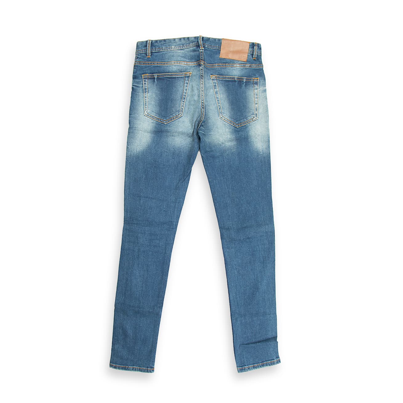 "Light Blue Distressed Slim Fit Jeans – Trendy Ripped Denim for Modern Streetwear"