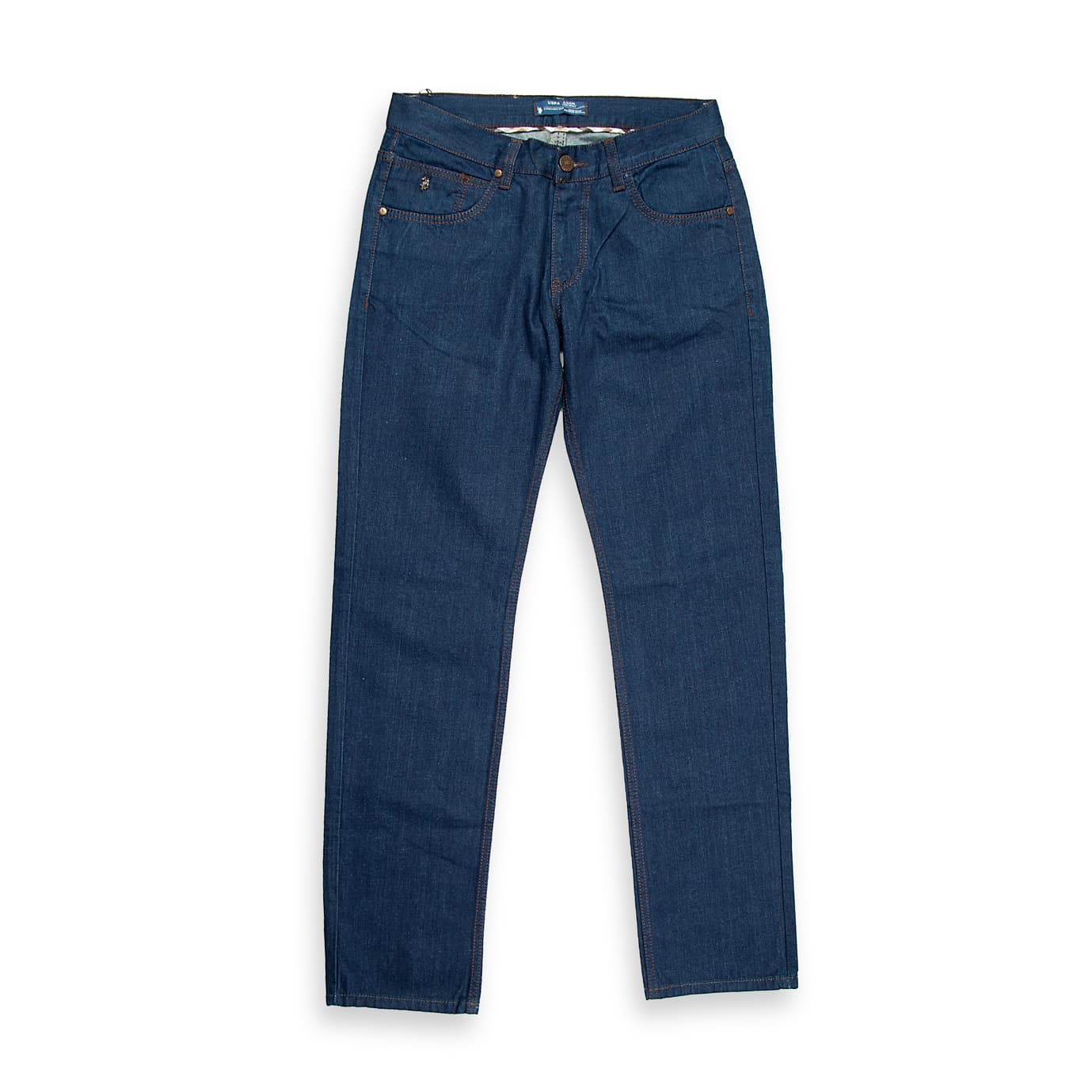 A timeless and essential piece for any wardrobe, these dark rinse jeans feature a deep, uniform indigo color with minimal to no fading or distressing, offering a sharp and clean aesthetic.