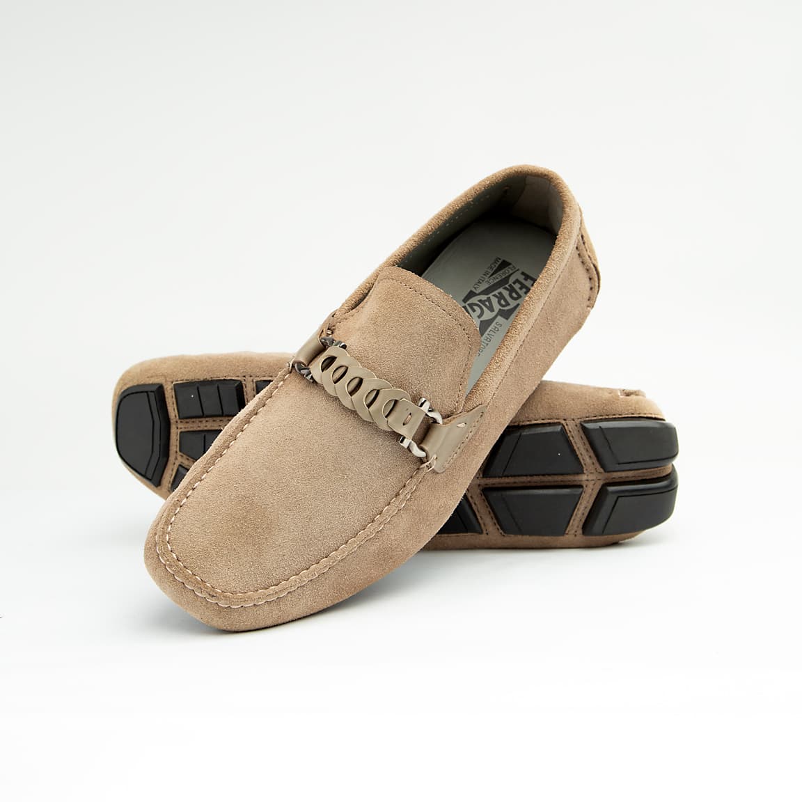 The Tuscan Suede Roadster is a luxurious and comfortable slip-on designed in the classic driving moccasin style.