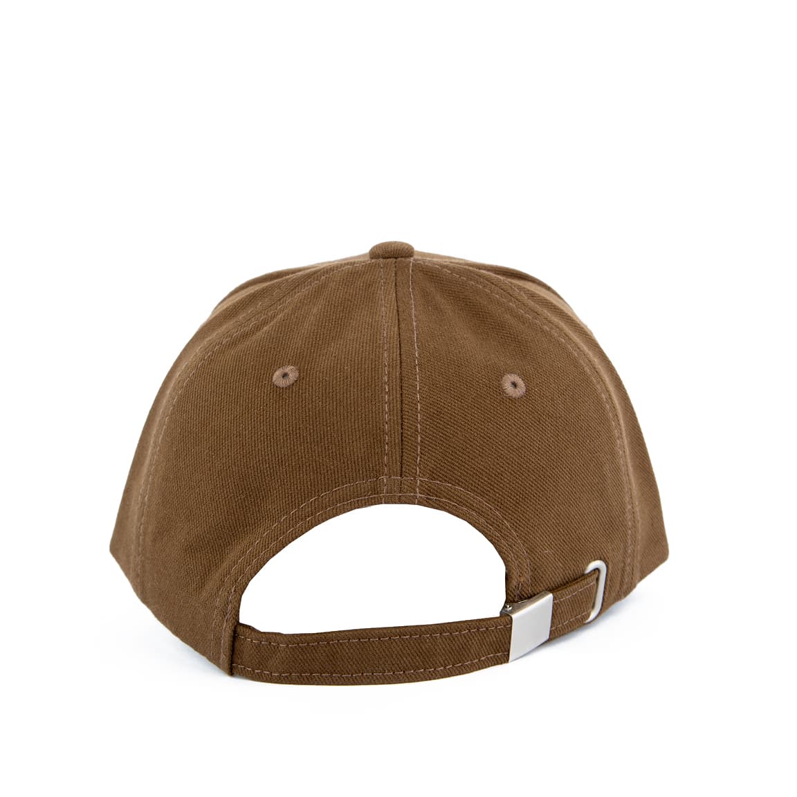 Brown Distressed Baseball Cap, Mono Mni Logo, adjustable snapback, cotton cap