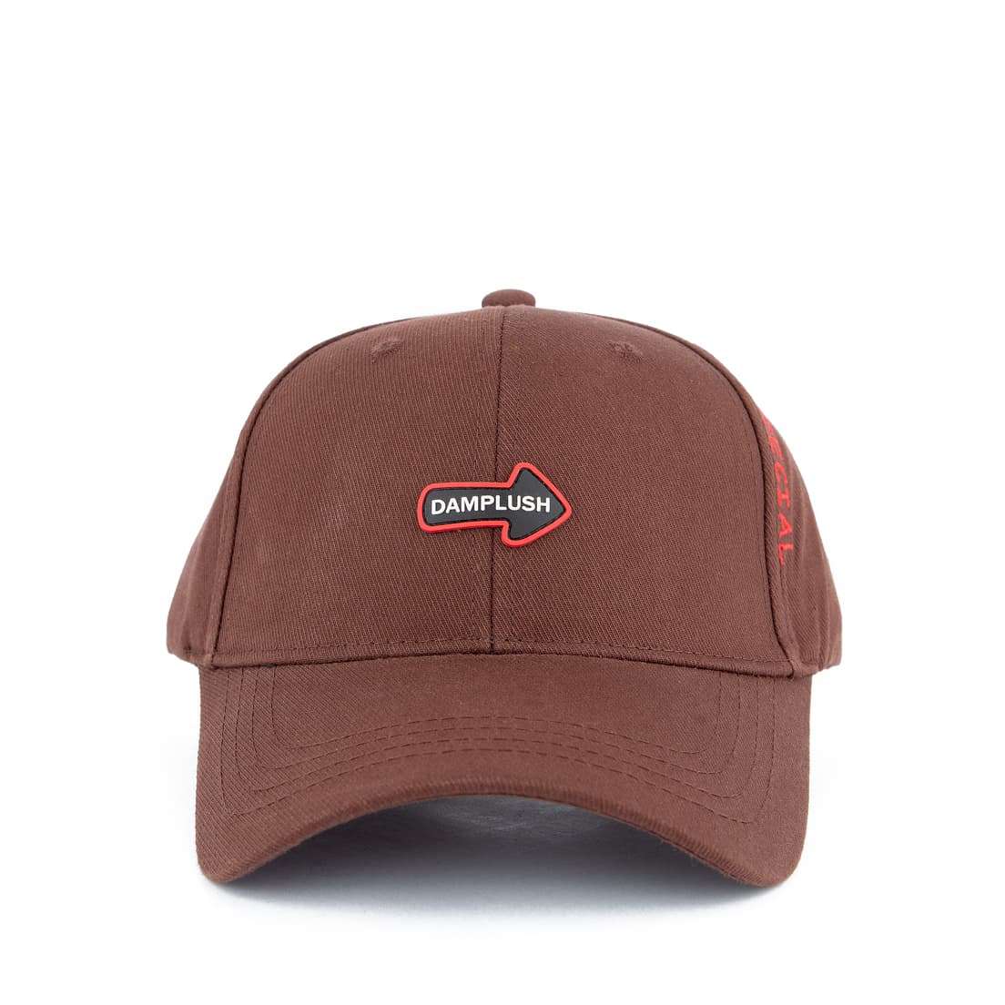 Brown Baseball Face Cap, with adjustable snapback, cotton cap
