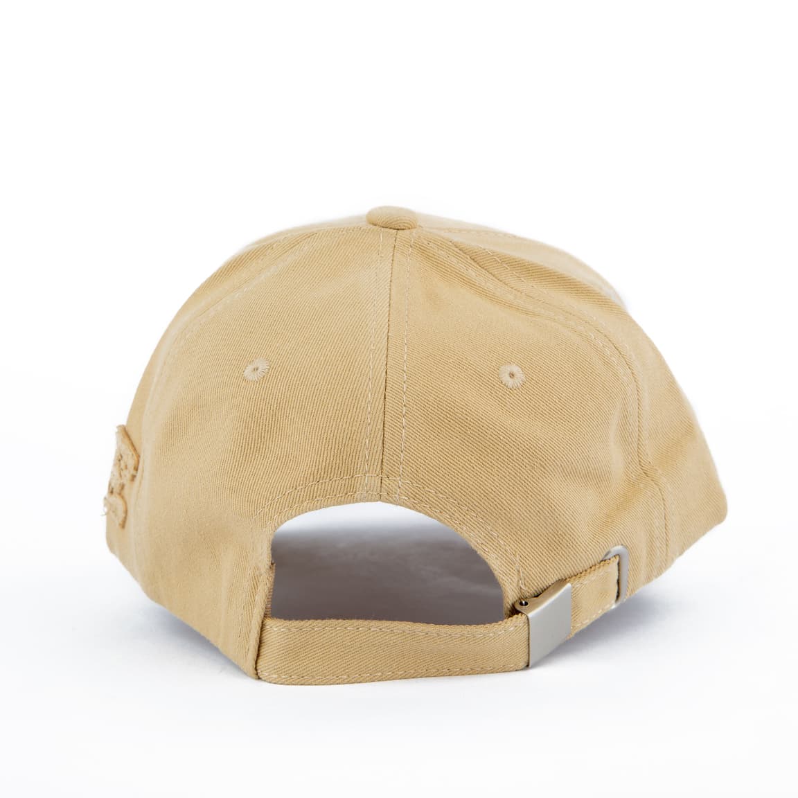 Beige Distressed Baseball Cap, Peace Logo, adjustable snapback, cotton cap