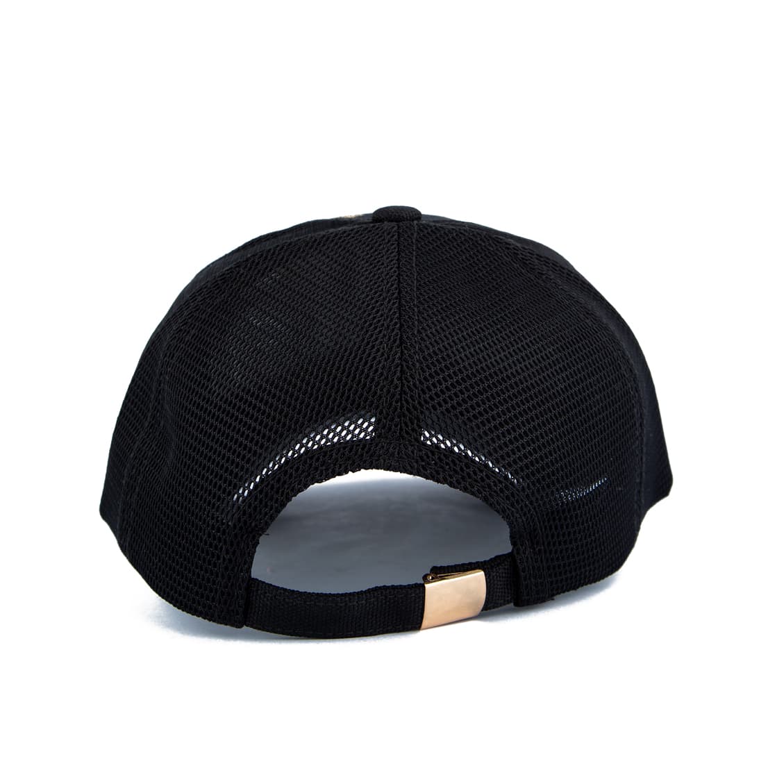Dream big in style with our Black Embroidered Mesh Trucker Cap! Unisex design with breathable mesh and gold embroidery for a bold, fashionable look