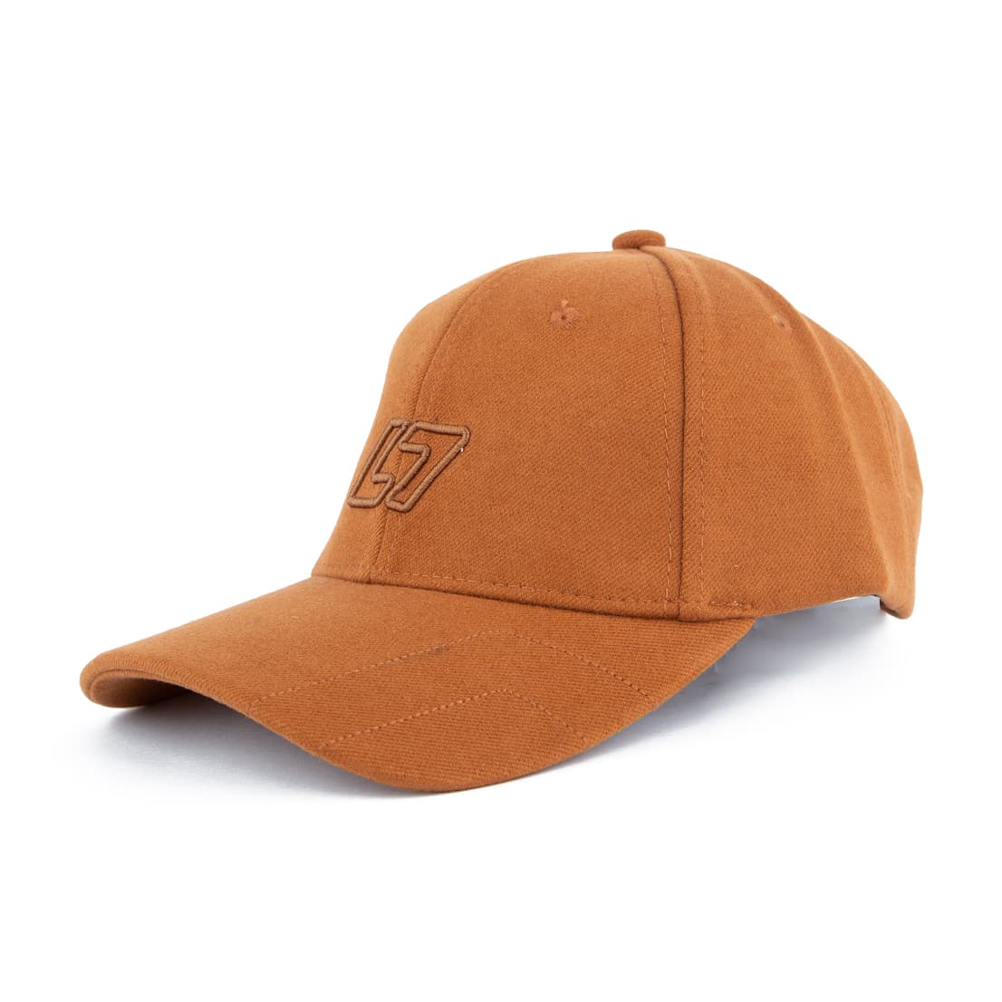 Brown Baseball Cap with Embroidered L7 Logo