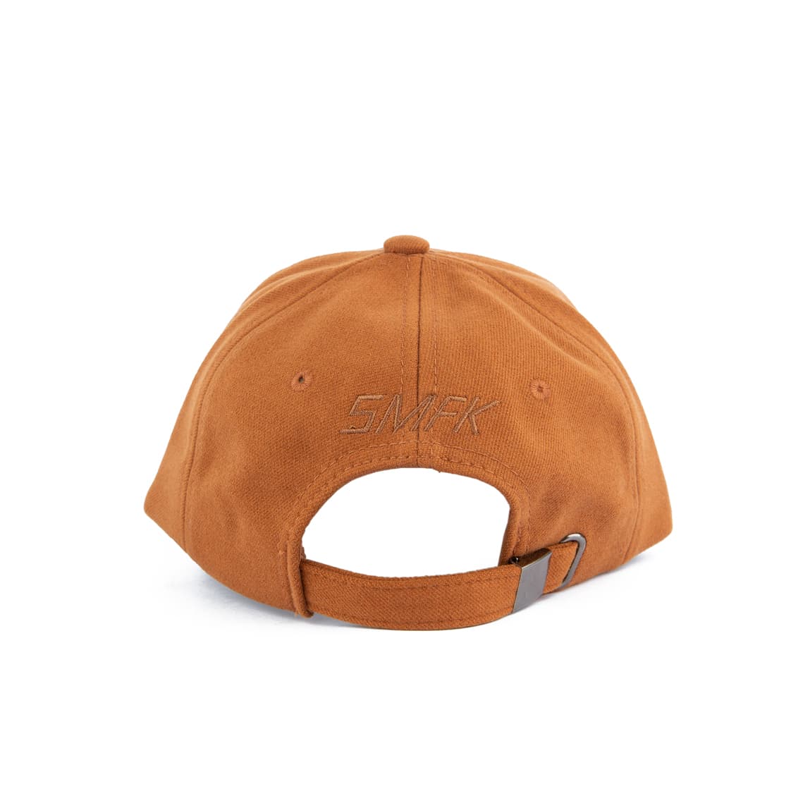 Brown Baseball Cap with Embroidered Logo