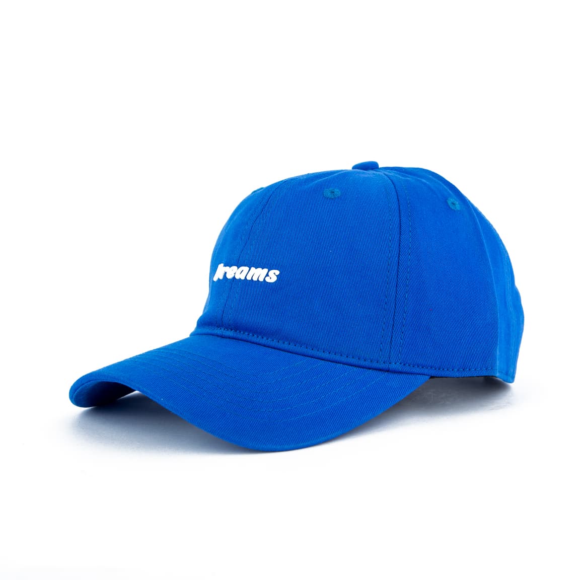 Royal Blue Baseball Cap with White Dreams Embroidery