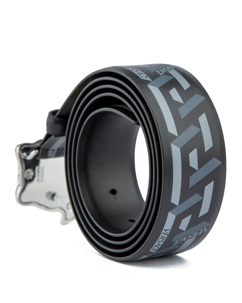 Versace La Medusa La Greca Reversible Belt - Men's