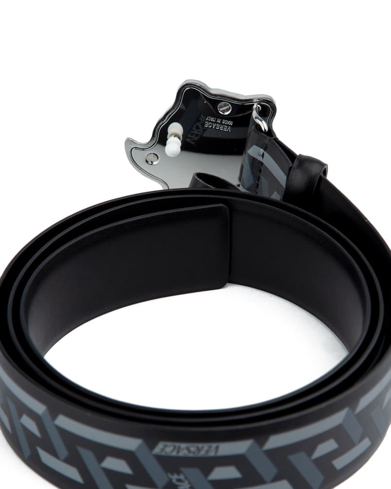 Versace La Medusa La Greca Reversible Belt - Men's