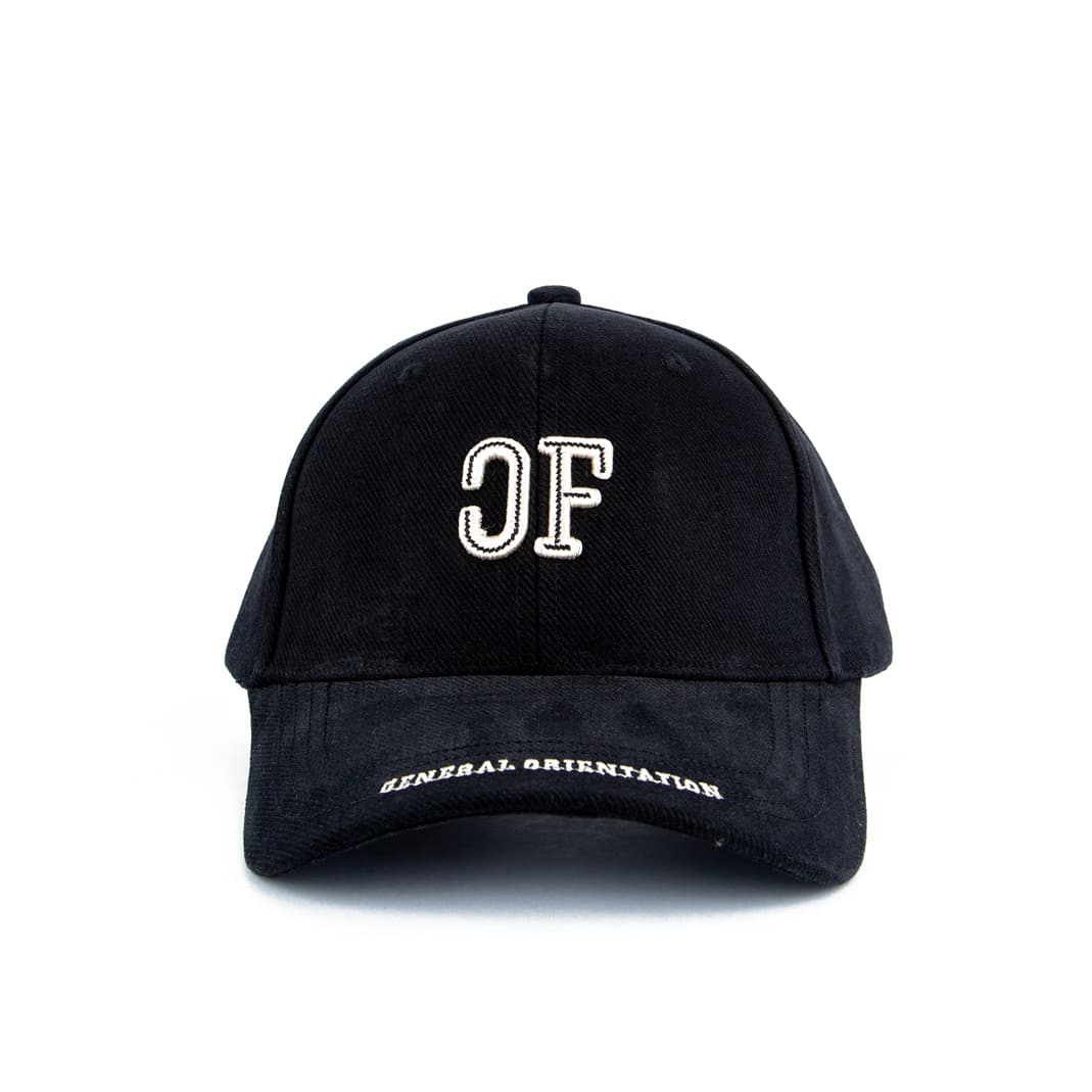 General Orientation "JF" Face Cap | Black | Stylish & Comfortable