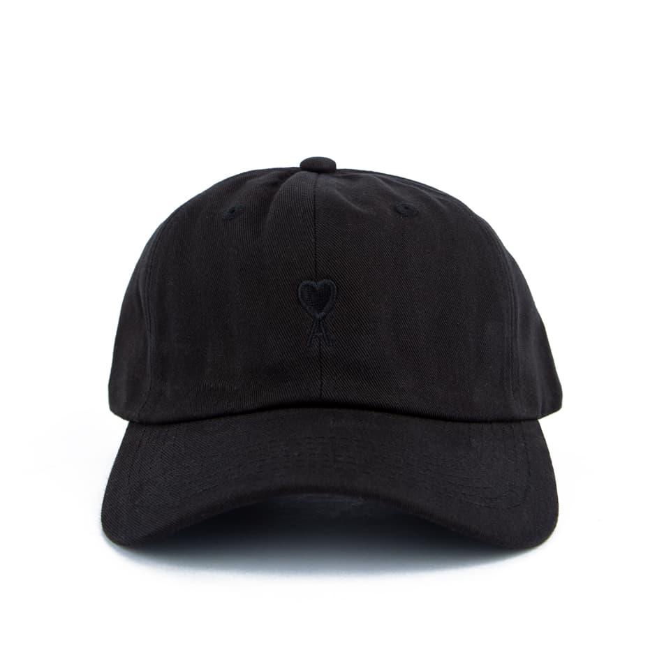 Unisex Heartbeat Dad Face Cap,11499 - Black