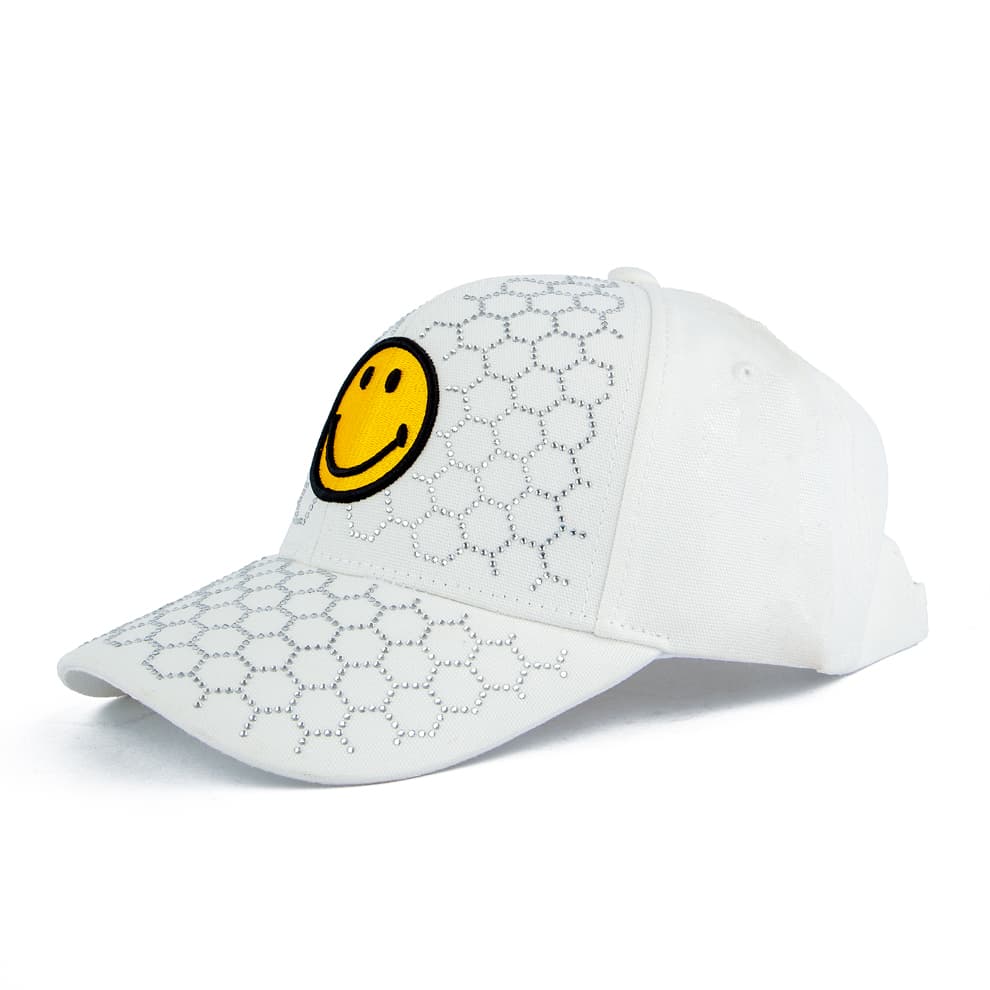 Smiley Face Mesh Cap | Trendy & Playful