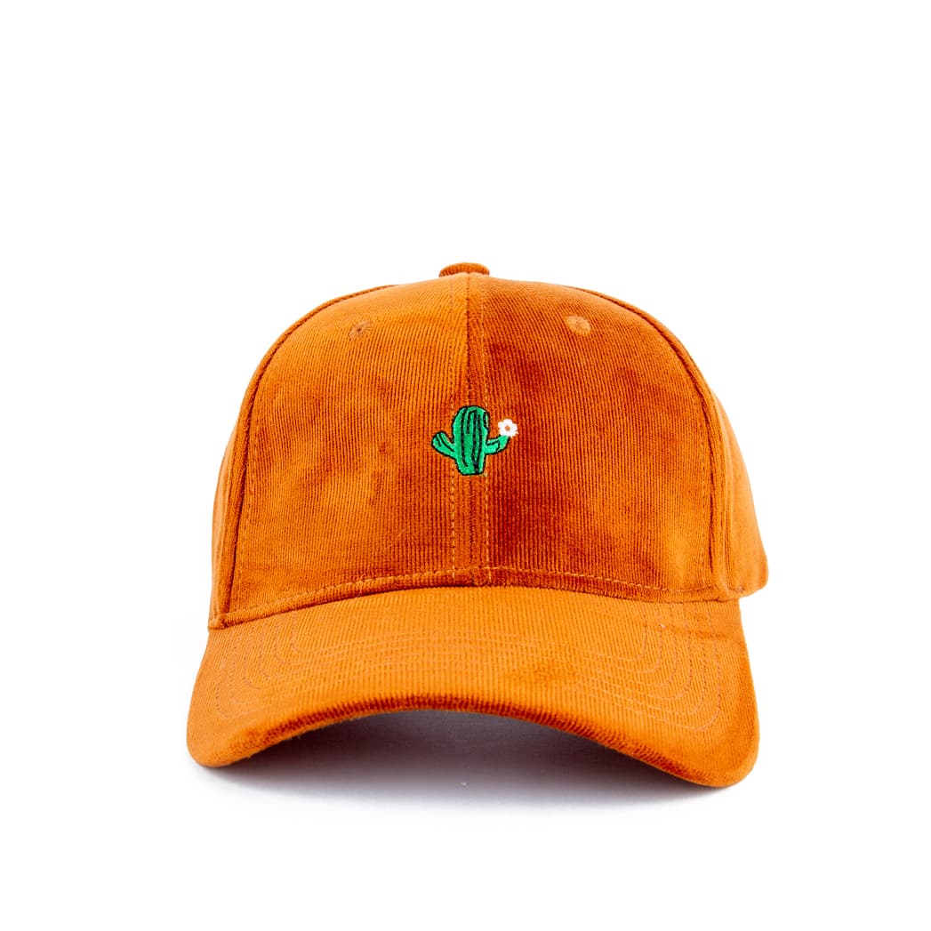 Fun & Stylish Prickly Pal Corduroy Cap11499 - Orange 