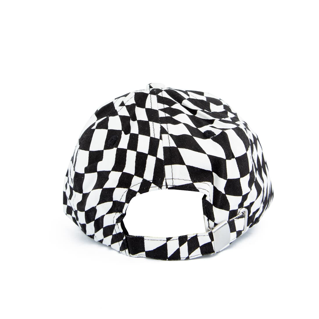 Kashi Checkered Dad Hat | Black & White | Sporty Style