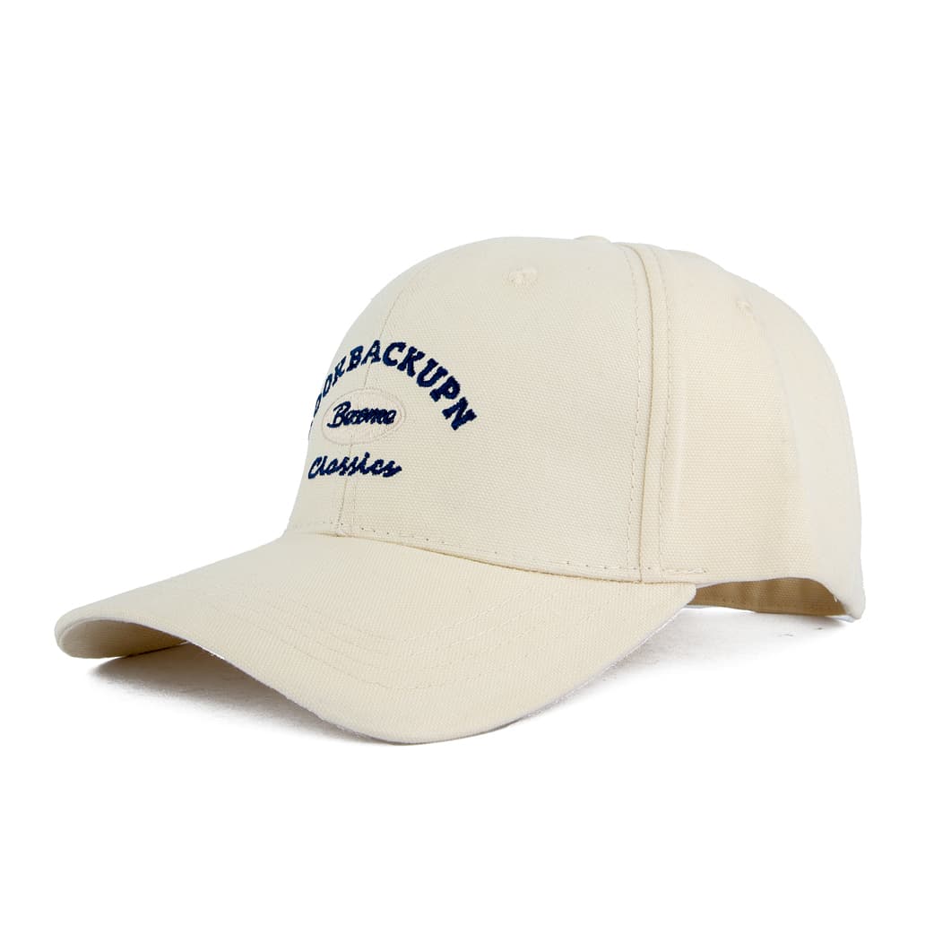 Look Back Up Classics Face Cap | Off-White | Stylish & Comfortable