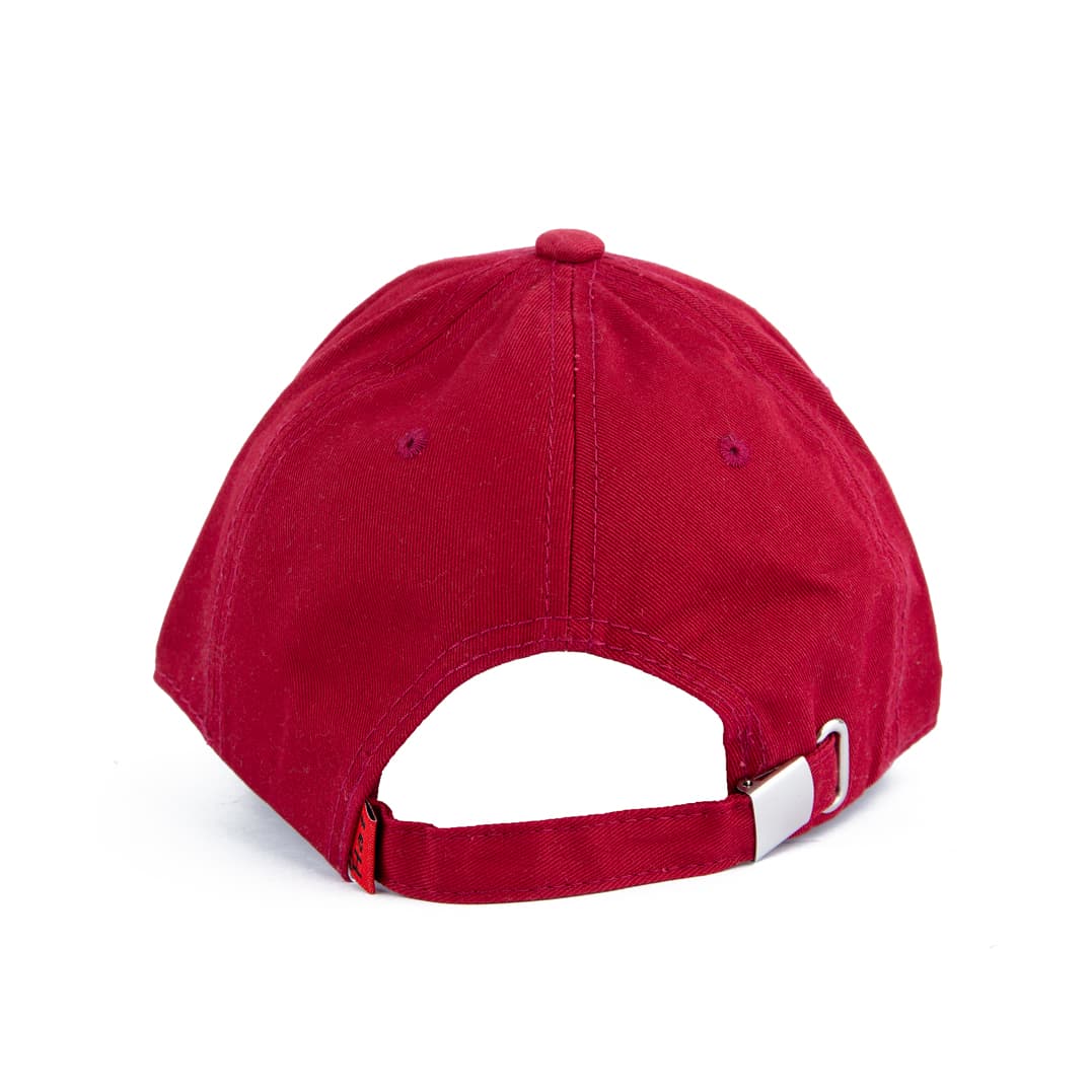 Distressed "Black" Logo Face Cap | Edgy & Street Style