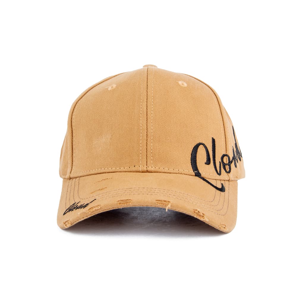 Distressed "Clown" Logo Face Cap | Edgy & Street Style