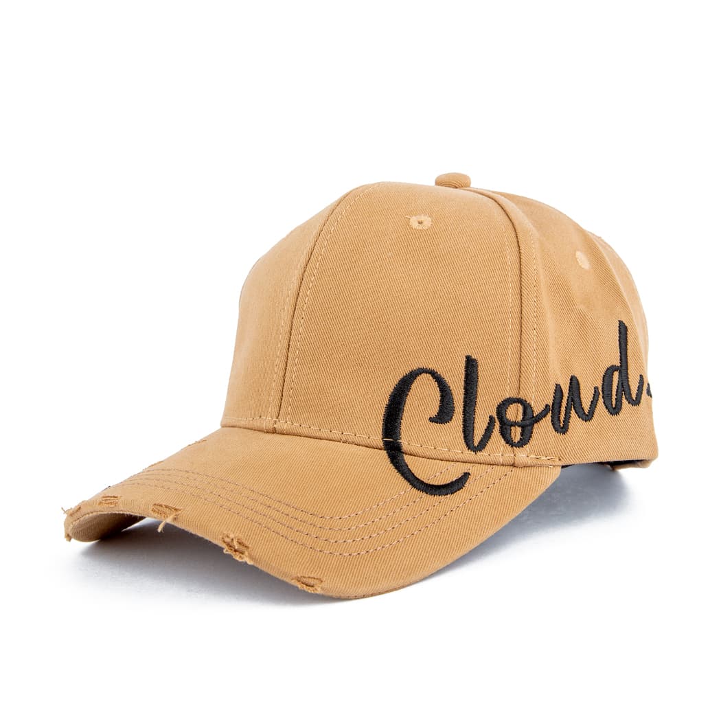 Distressed "Clown" Logo Face Cap | Edgy & Street Style