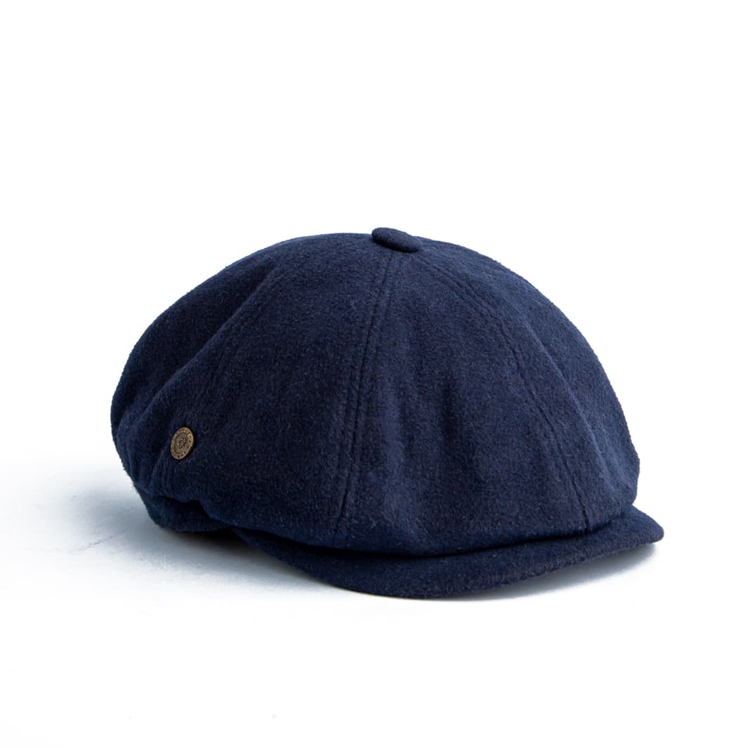 Wool Newsboy Cap or Cap| Navy | Classic & Stylish