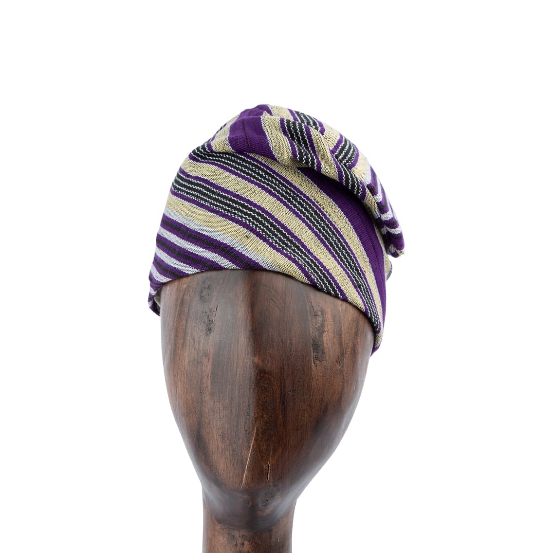 Amethyst Aso Oke Fila Cap | Yoruba | Handwoven Headwear