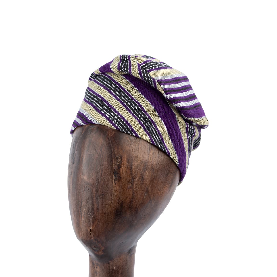 Amethyst Aso Oke Fila Cap | Yoruba | Handwoven Headwear