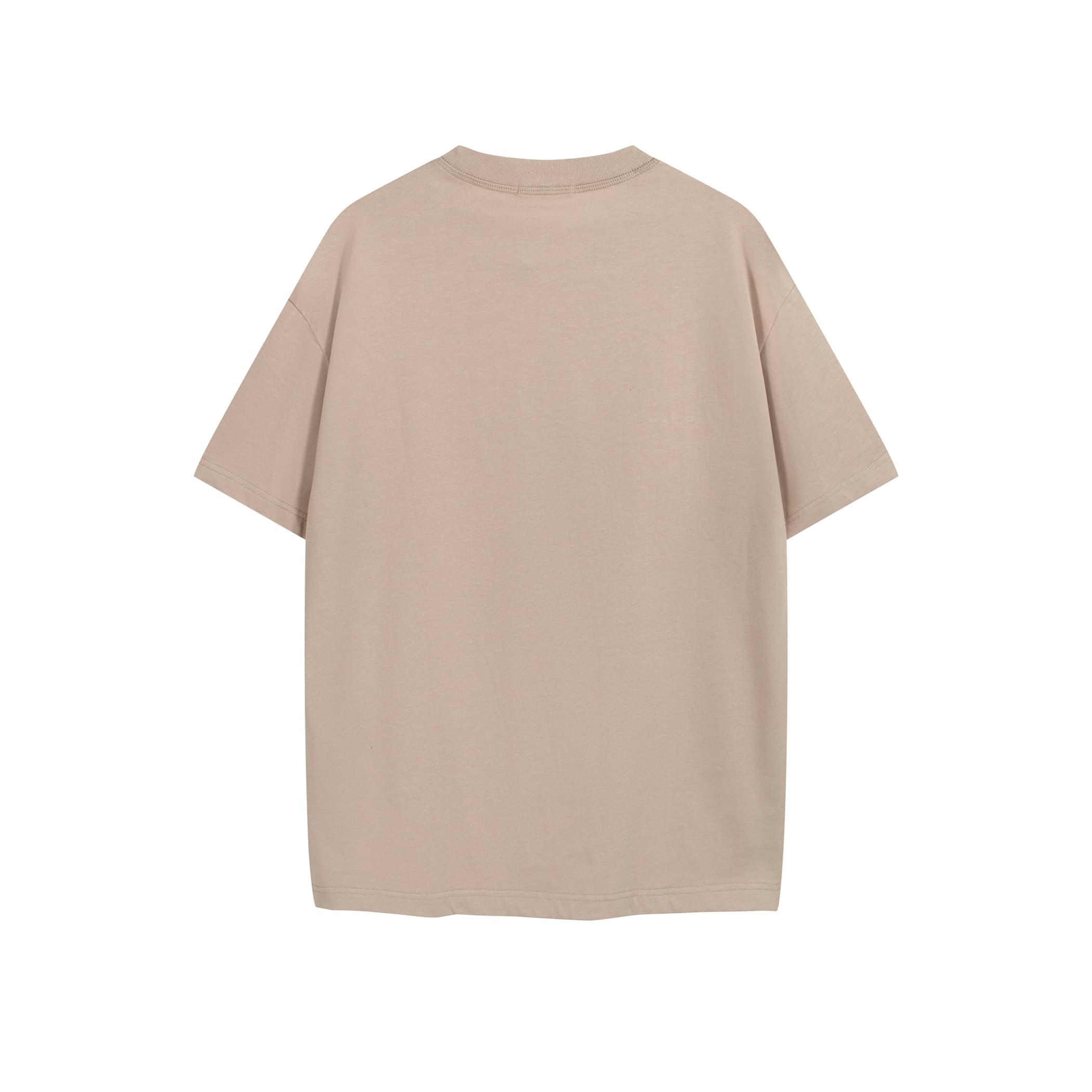 Acne Studios Relaxed Fit Logo T-Shirt (Black & Oat Beige)