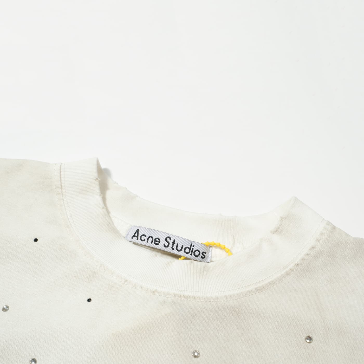 Acne Studios Light Blue Sprayed 1996 Logo T-Shirt - Unisex