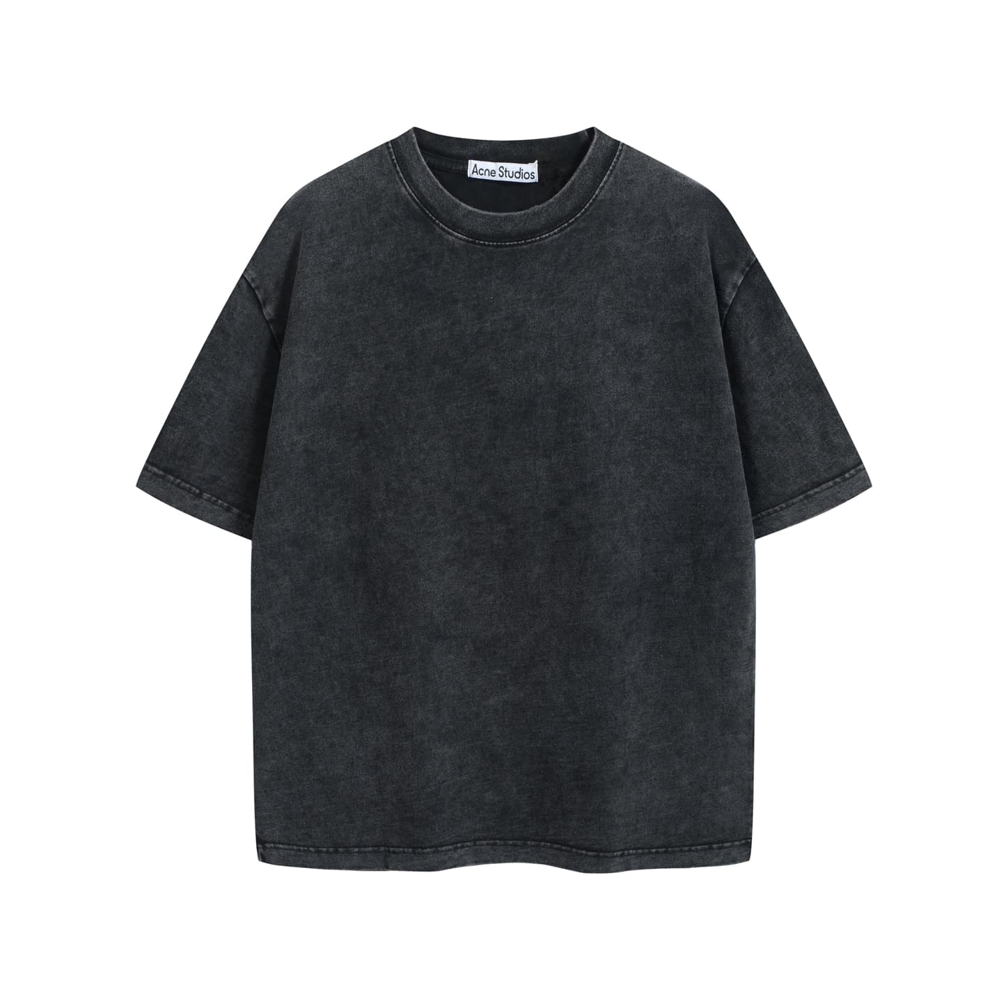 Acne Studios Contrast Stitching Logo T-Shirt - Off White