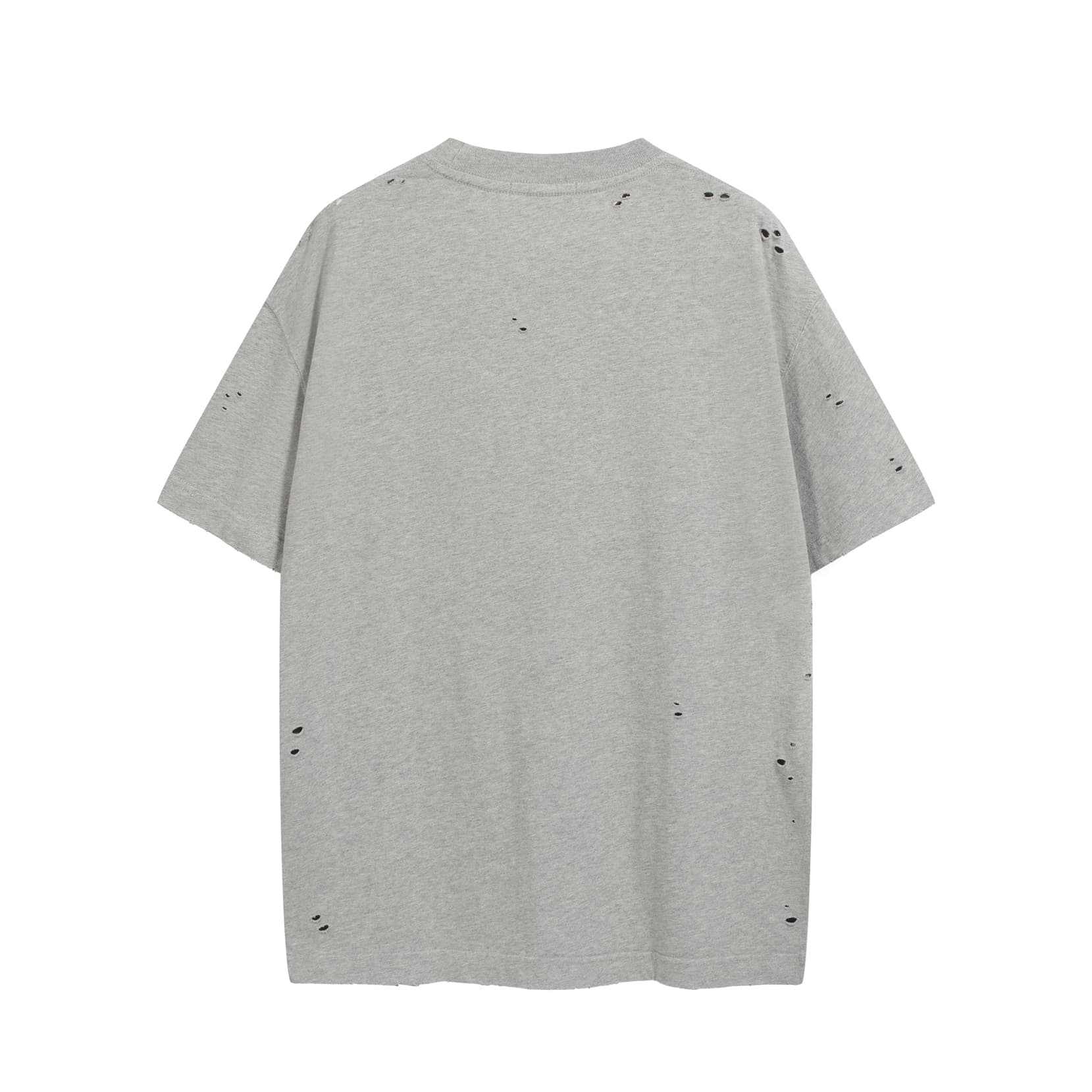 Acne Studios Relaxed Fit Distressed Stamp Logo T-Shirt (Multi-Colour)