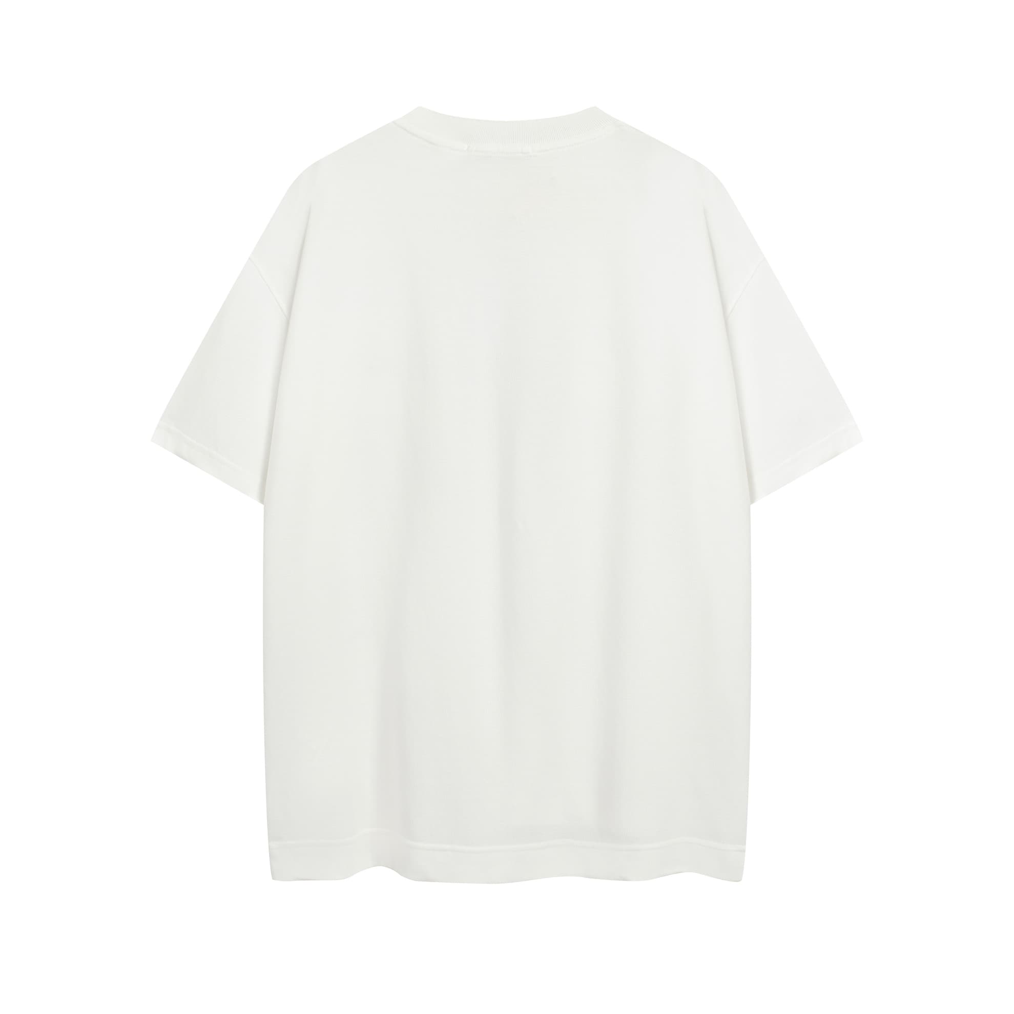 Acne Studios Relaxed Fit Distressed Stamp Logo T-Shirt