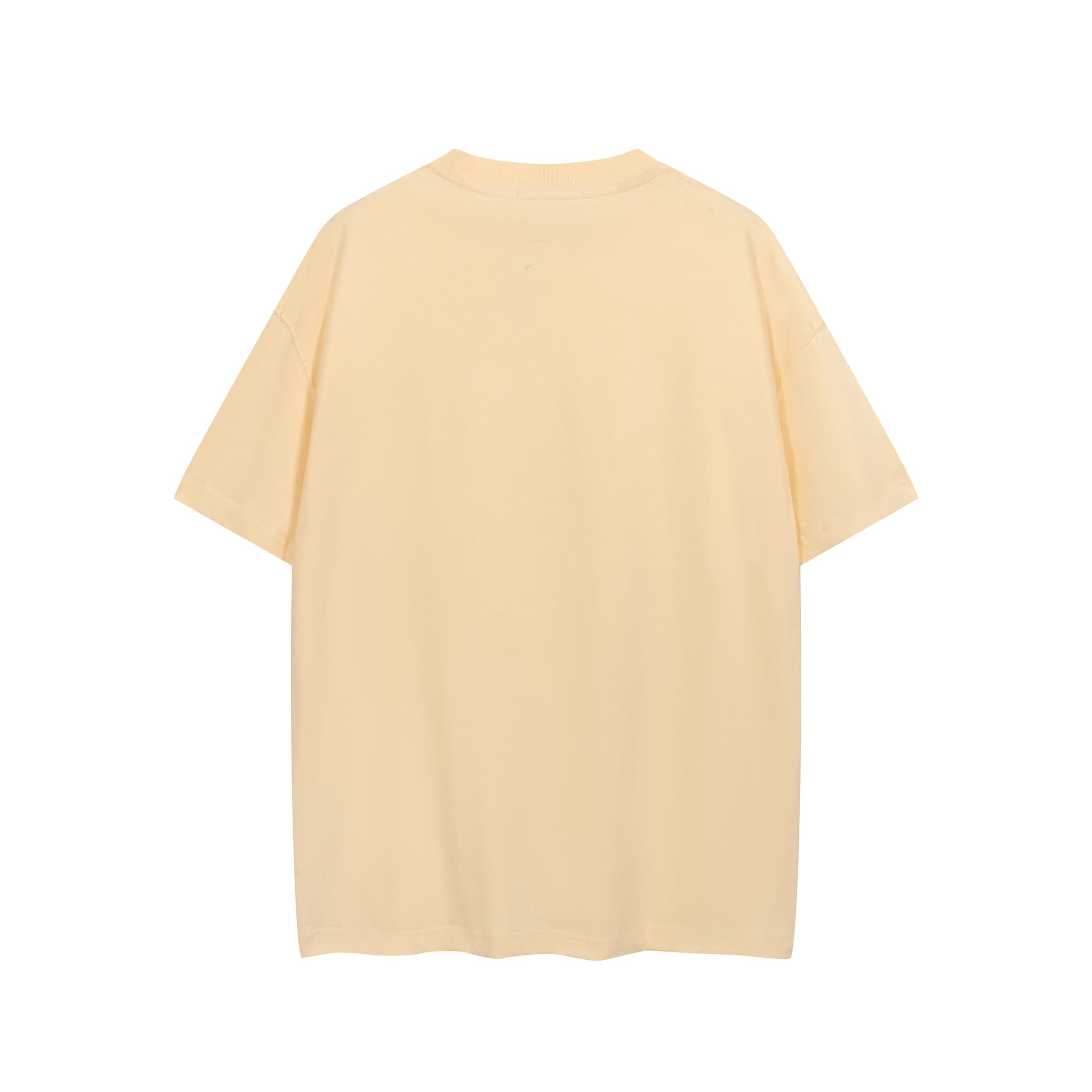 Acne Studios Unisex Bright Yellow Embossed Logo T-Shirt