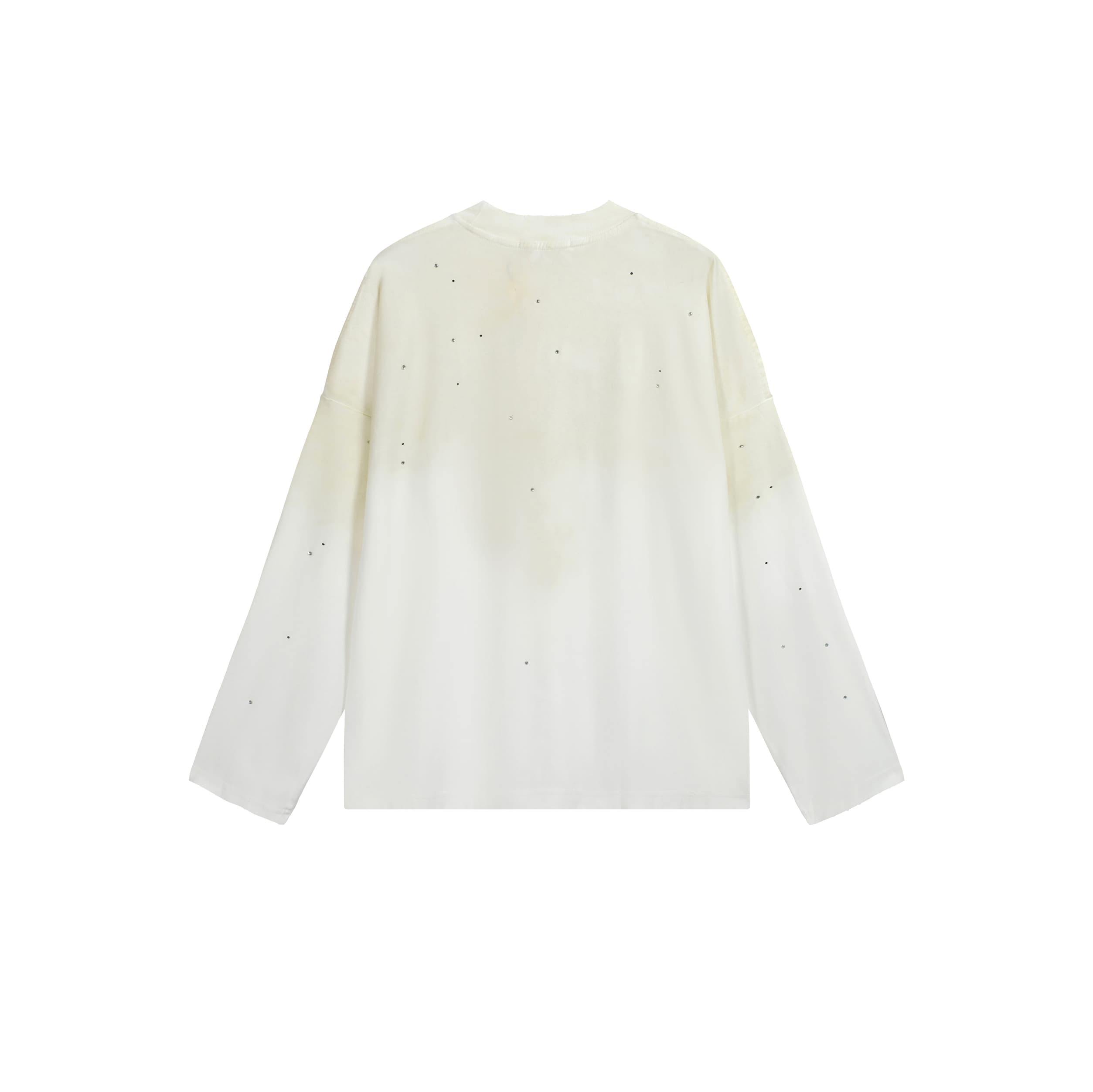 Acne Studios Unisex Pink Studded '1996' Logo Long-Sleeve