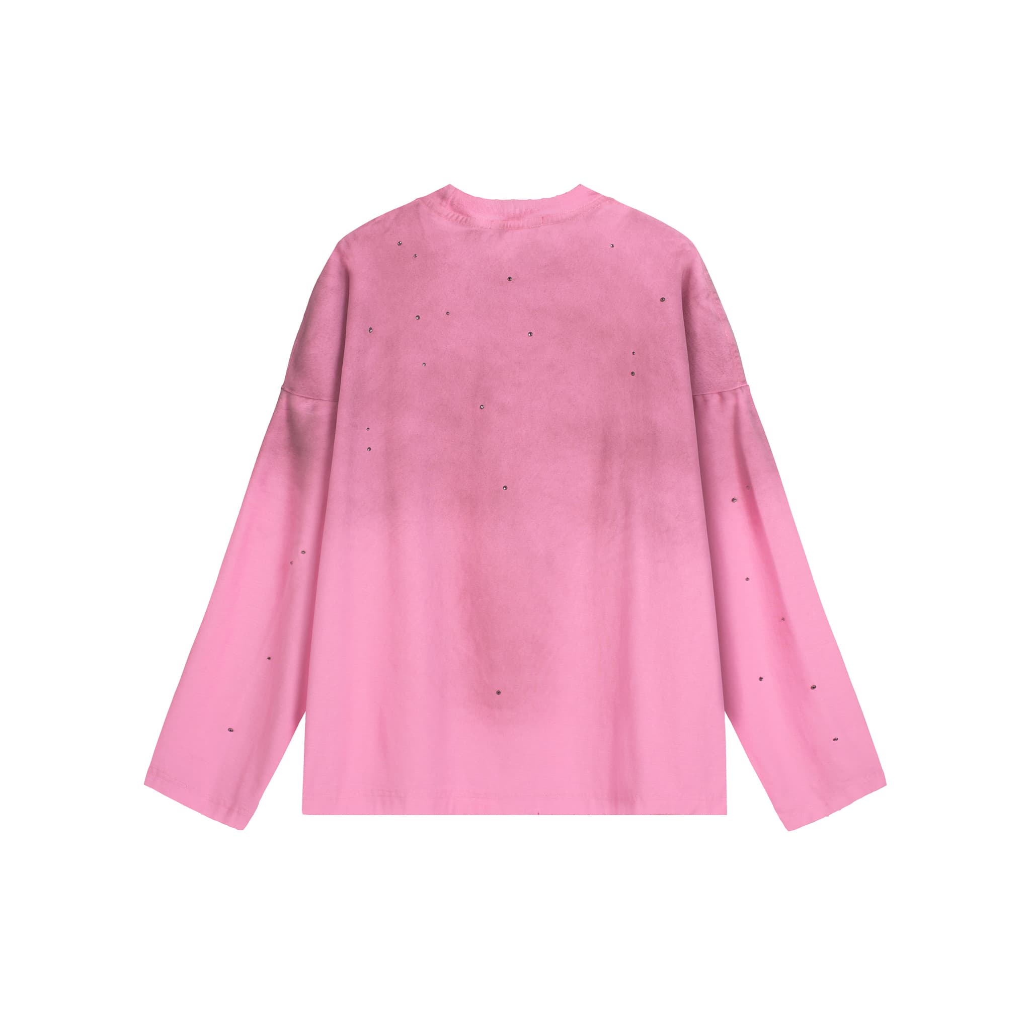 Acne Studios Unisex Washed Teal '1996' Logo Long-Sleeve Tee