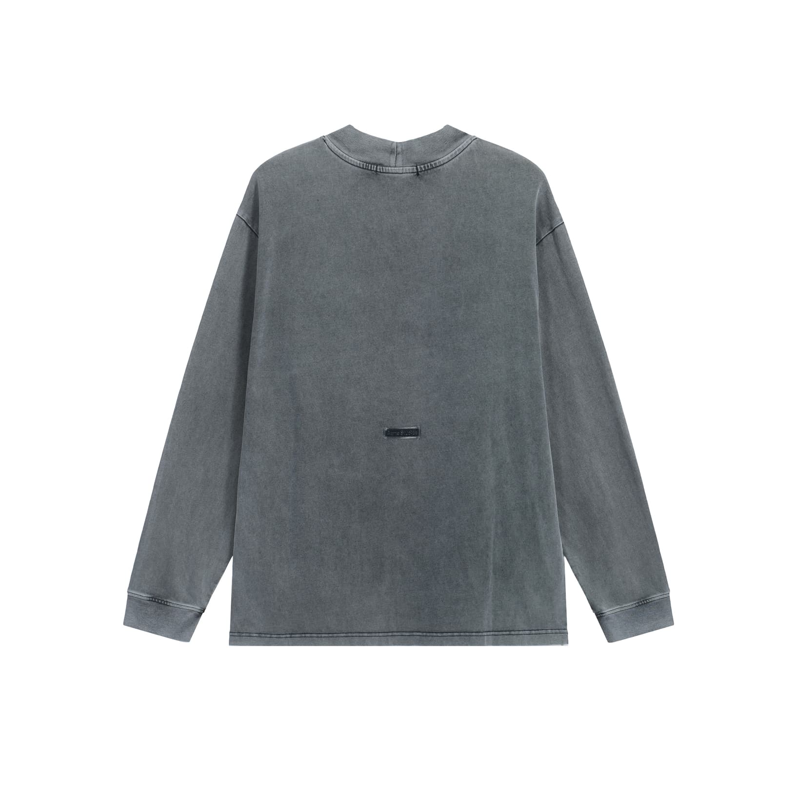 Acne Studios Unisex White Rhinestone '1996' Logo Long-Sleeve