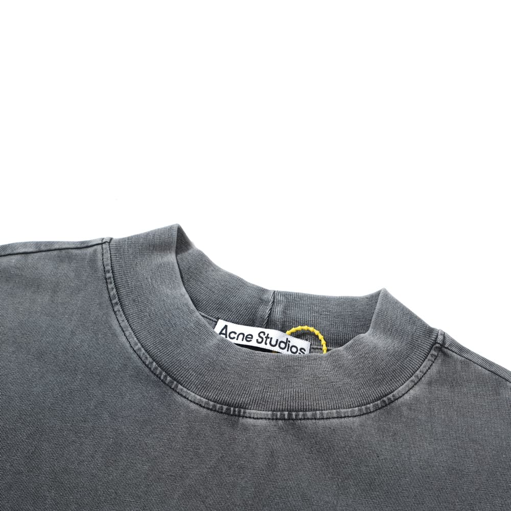 Acne Studios Unisex White Rhinestone '1996' Logo Long-Sleeve