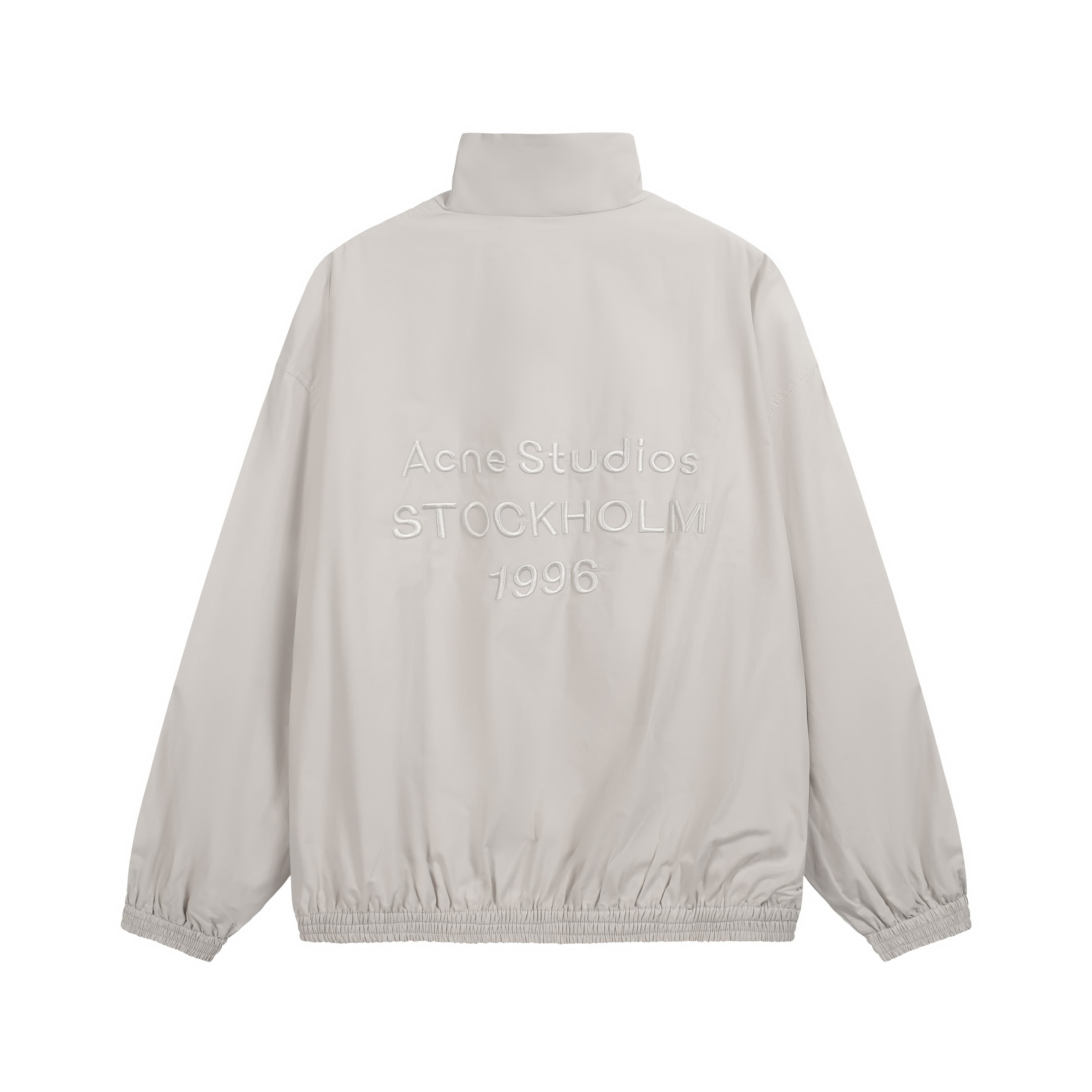 Acne Studios Unisex Minimalist Zip-Up Track Jacket