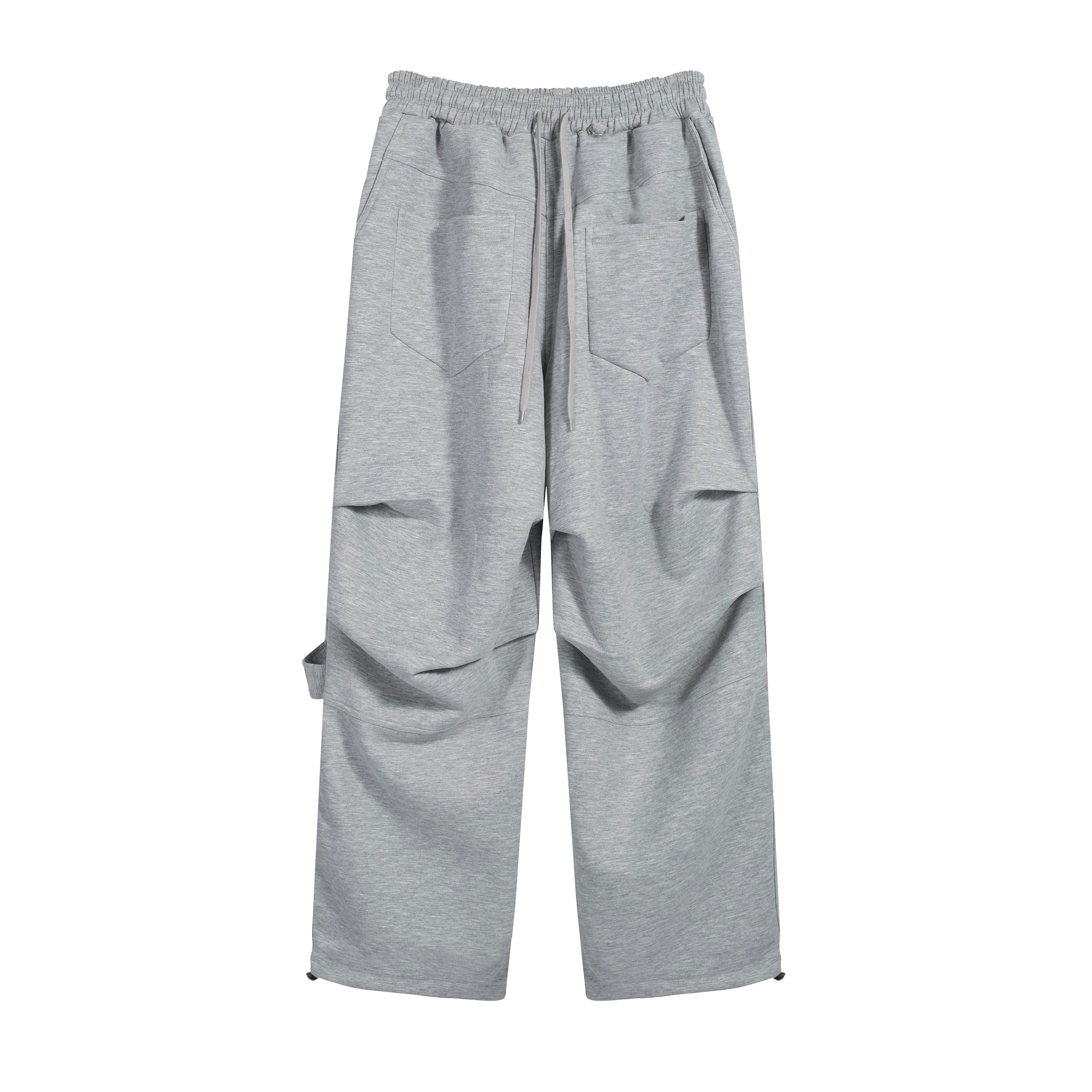 Baggy Grey Sweatpants - Ultra Relaxed Fit Multi-Seam Detail